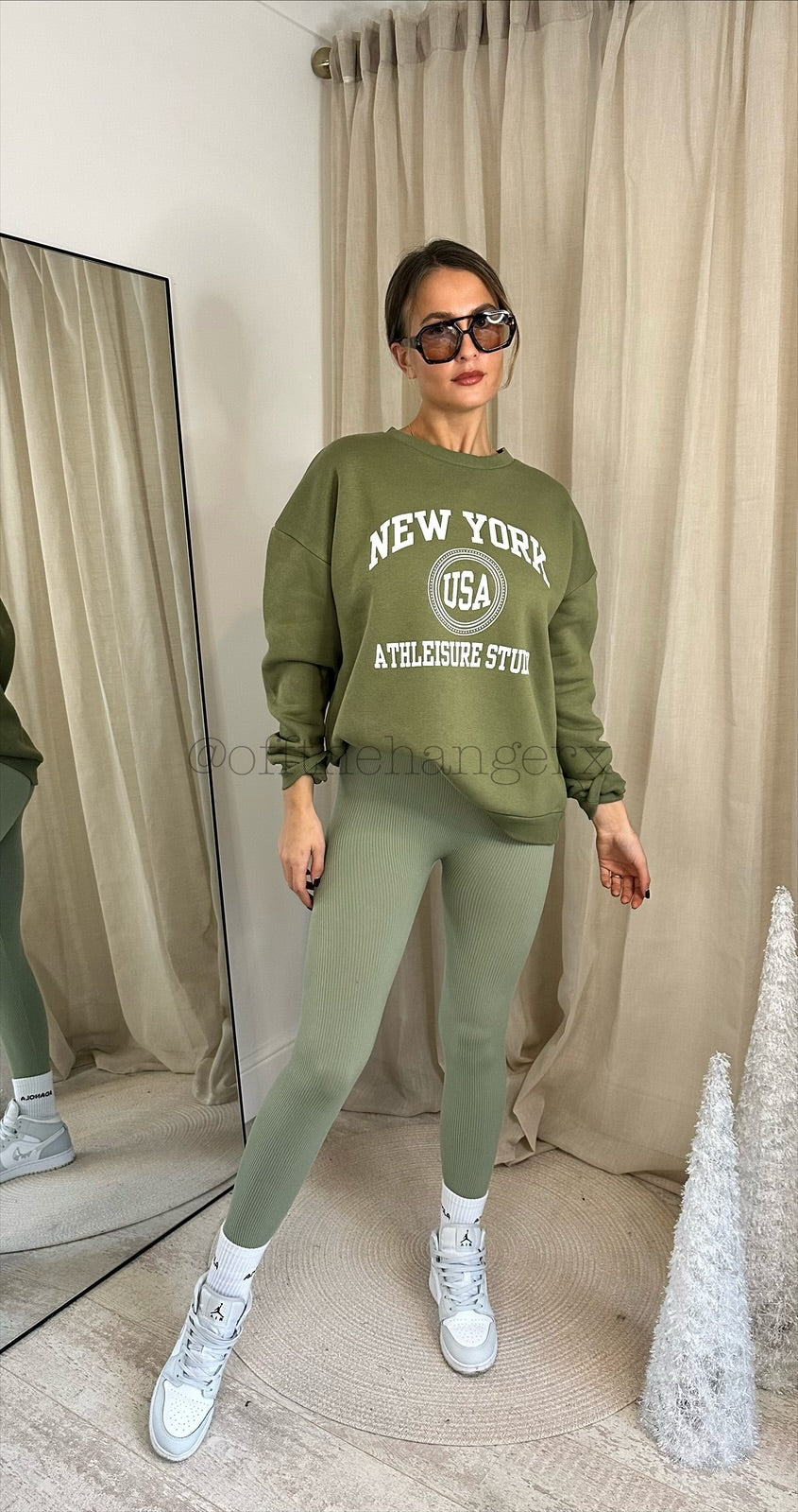 NEW YORK FLEECE LINED SWEATSHIRT