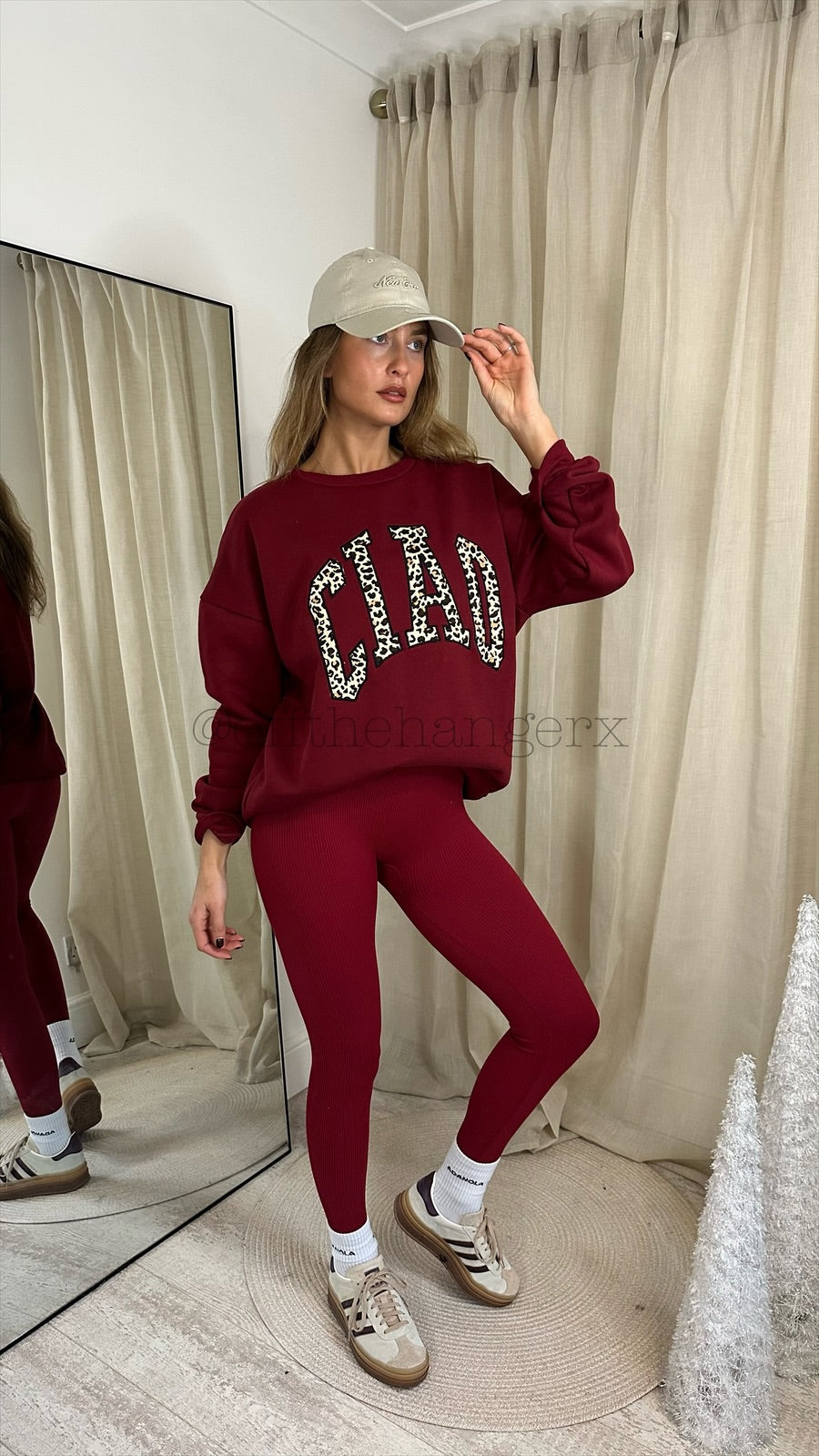 CIAO THICK FLEECE LINED SWEATSHIRT