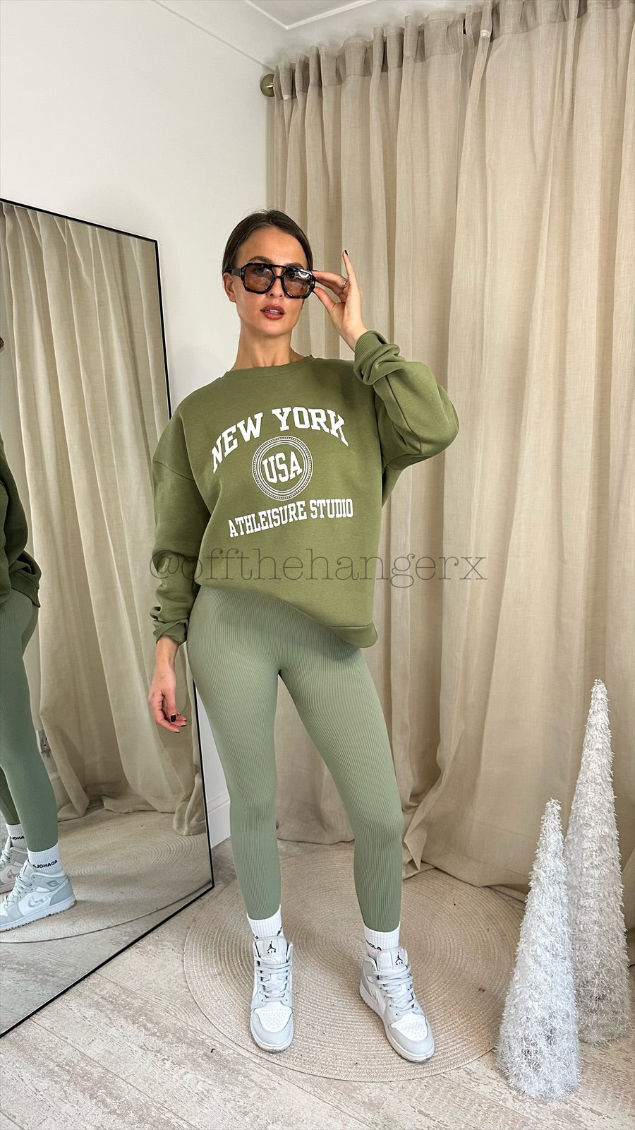 NEW YORK FLEECE LINED SWEATSHIRT