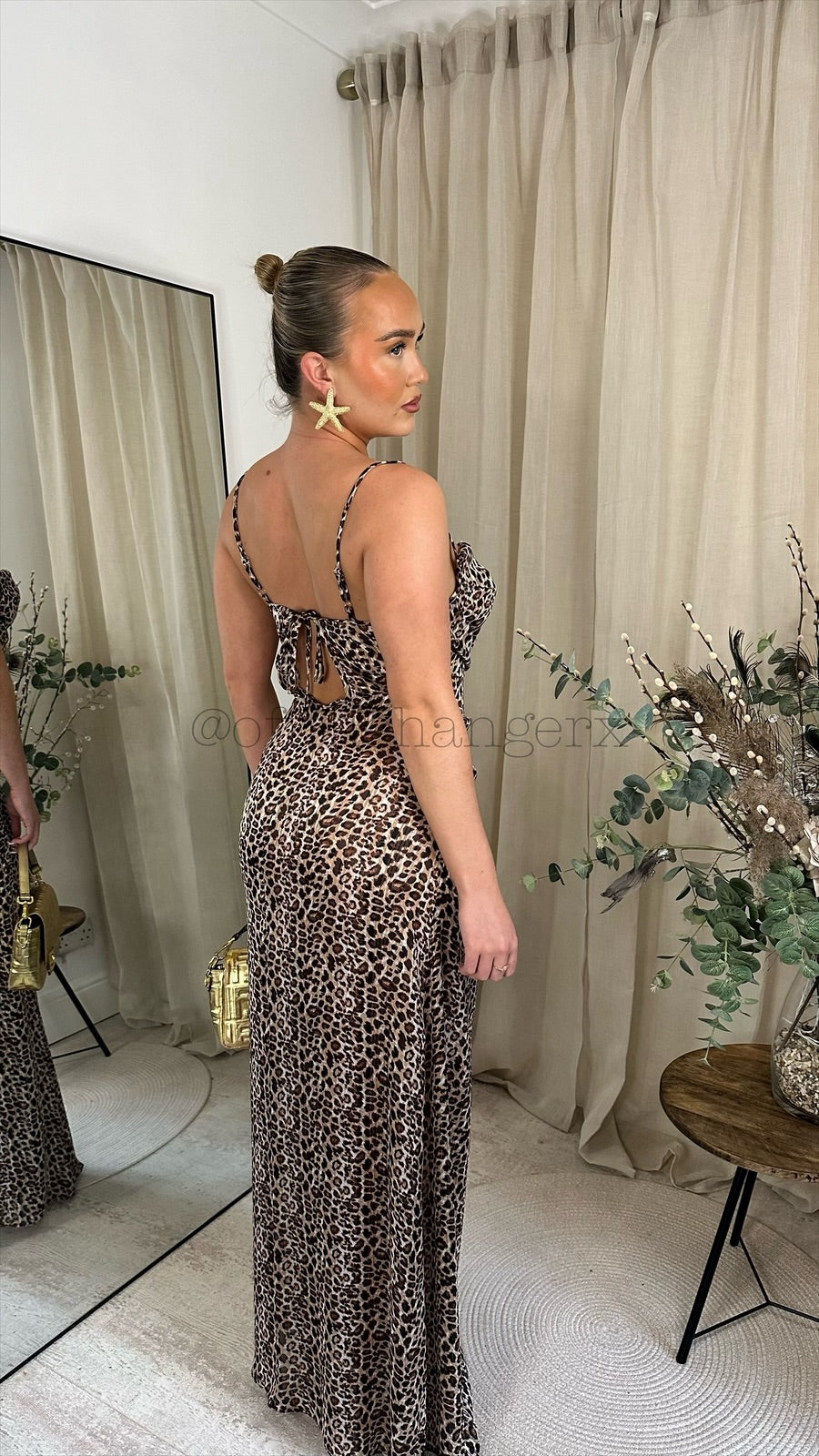 SERENA COWL NECK MAXI DRESS