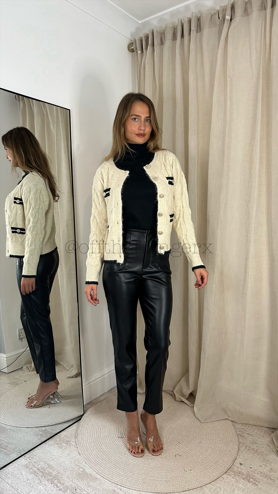 SHELLEY PU LEATHER TROUSERS