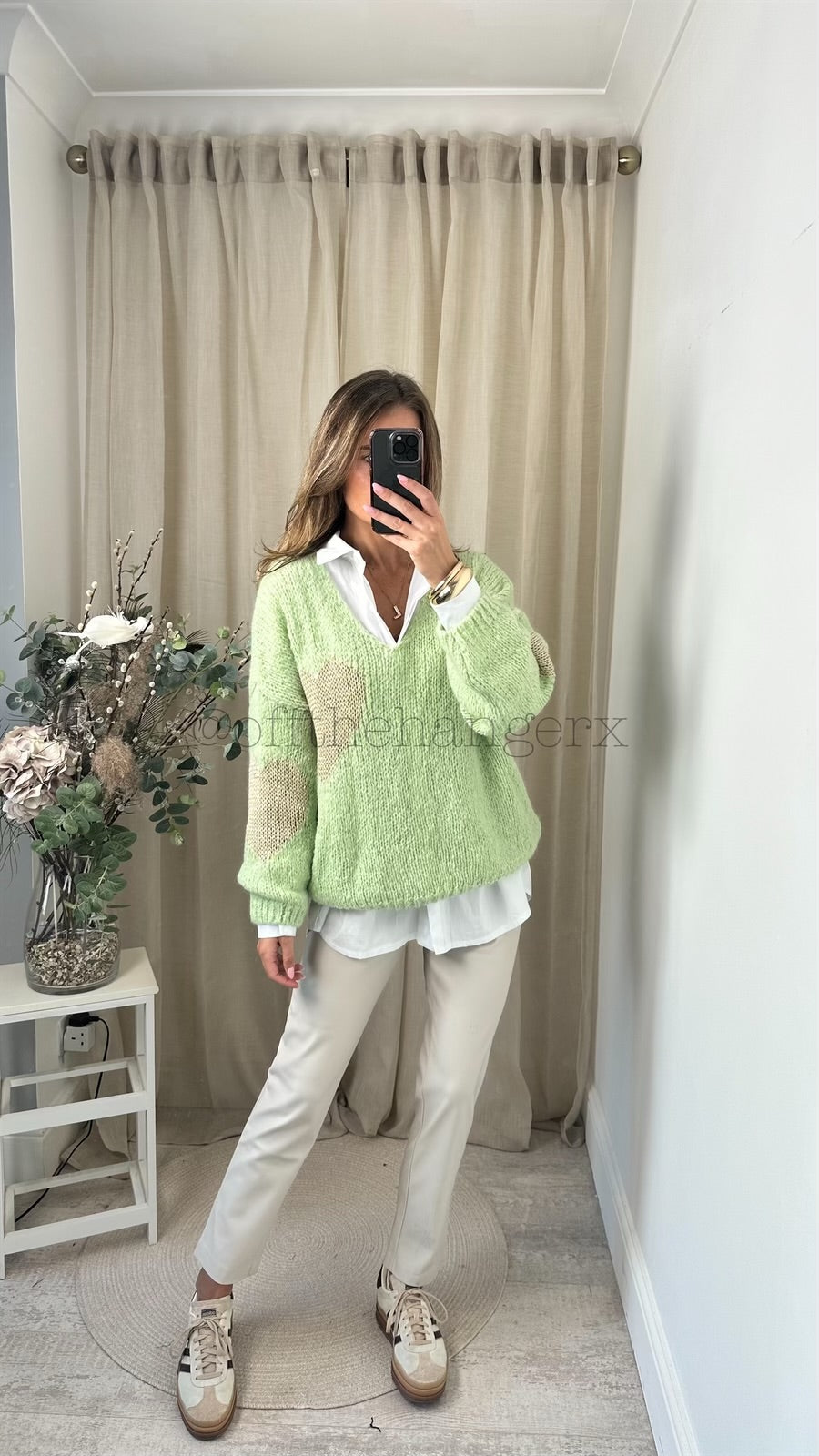 LAYLA METALLIC HEART JUMPER