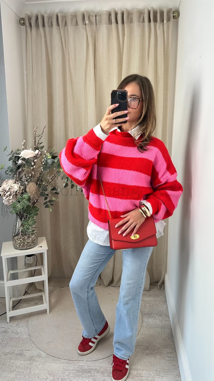 HELENA STRIPED SOFT KNIT JUMPER