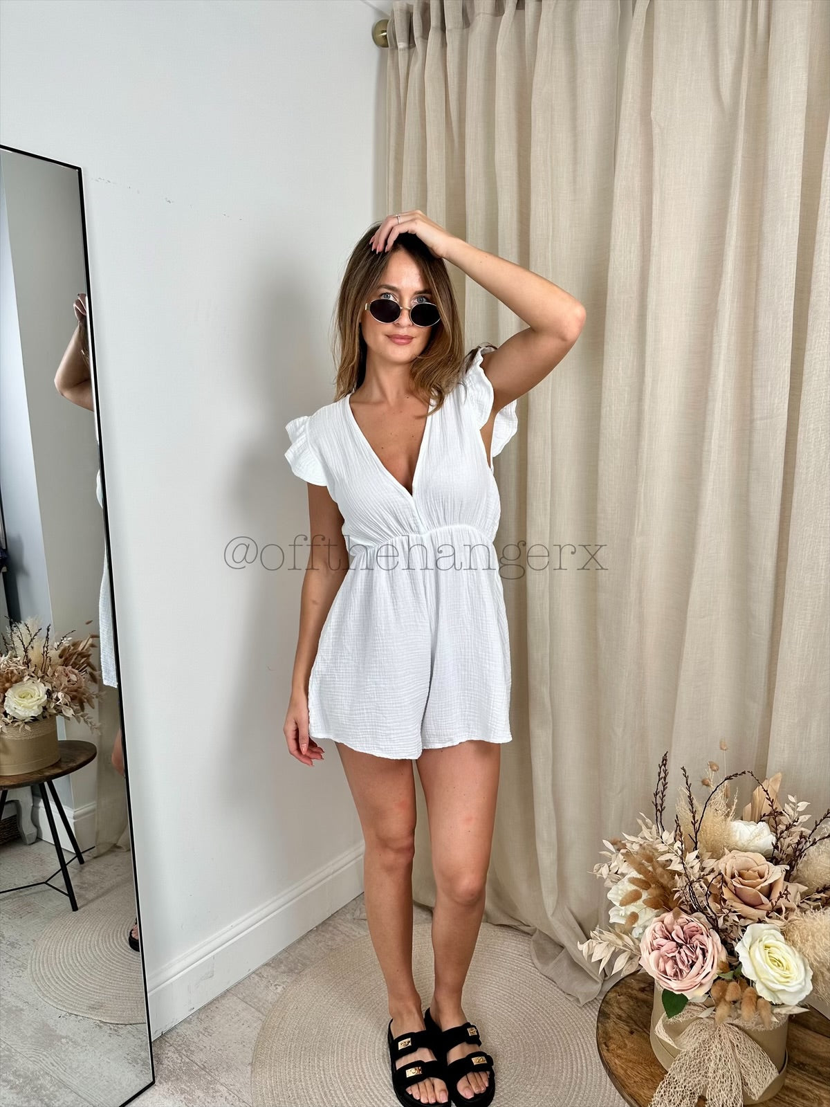 ELISE CHEESECLOTH PLAYSUIT