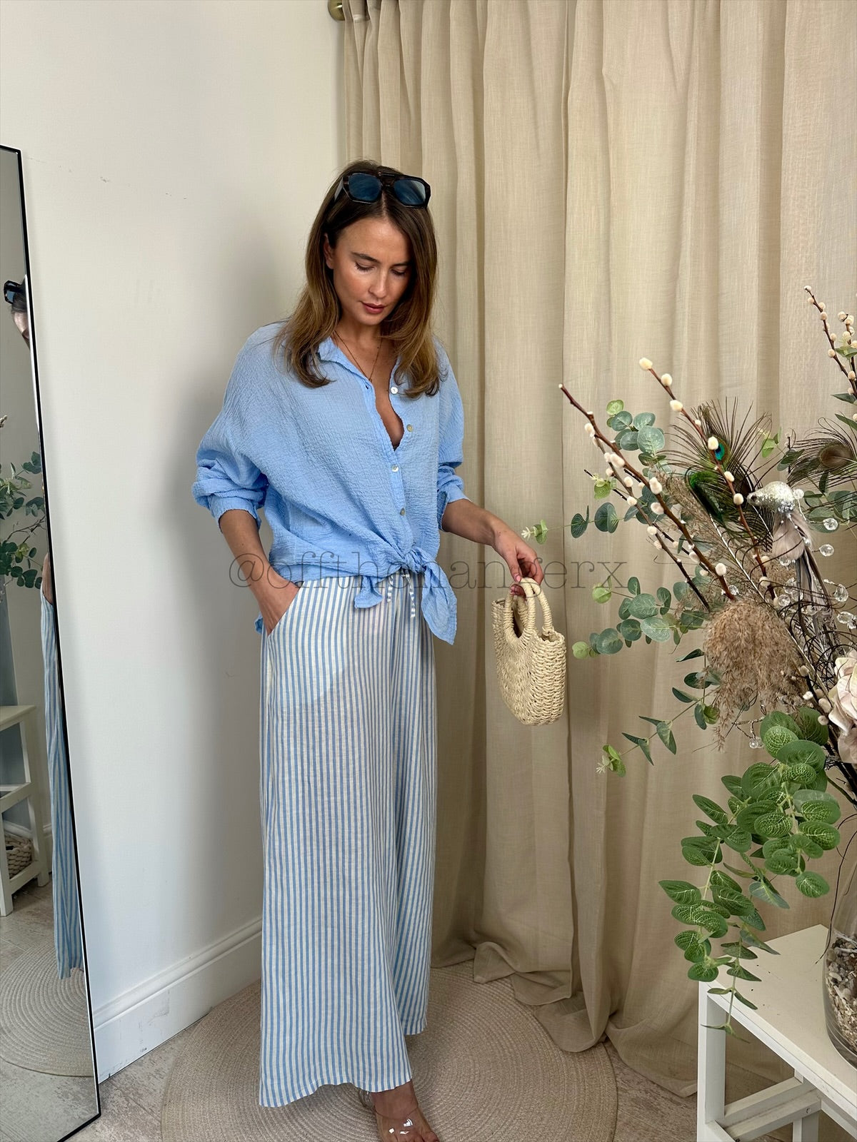 AIDA CHEESECLOTH BASIC SHIRT