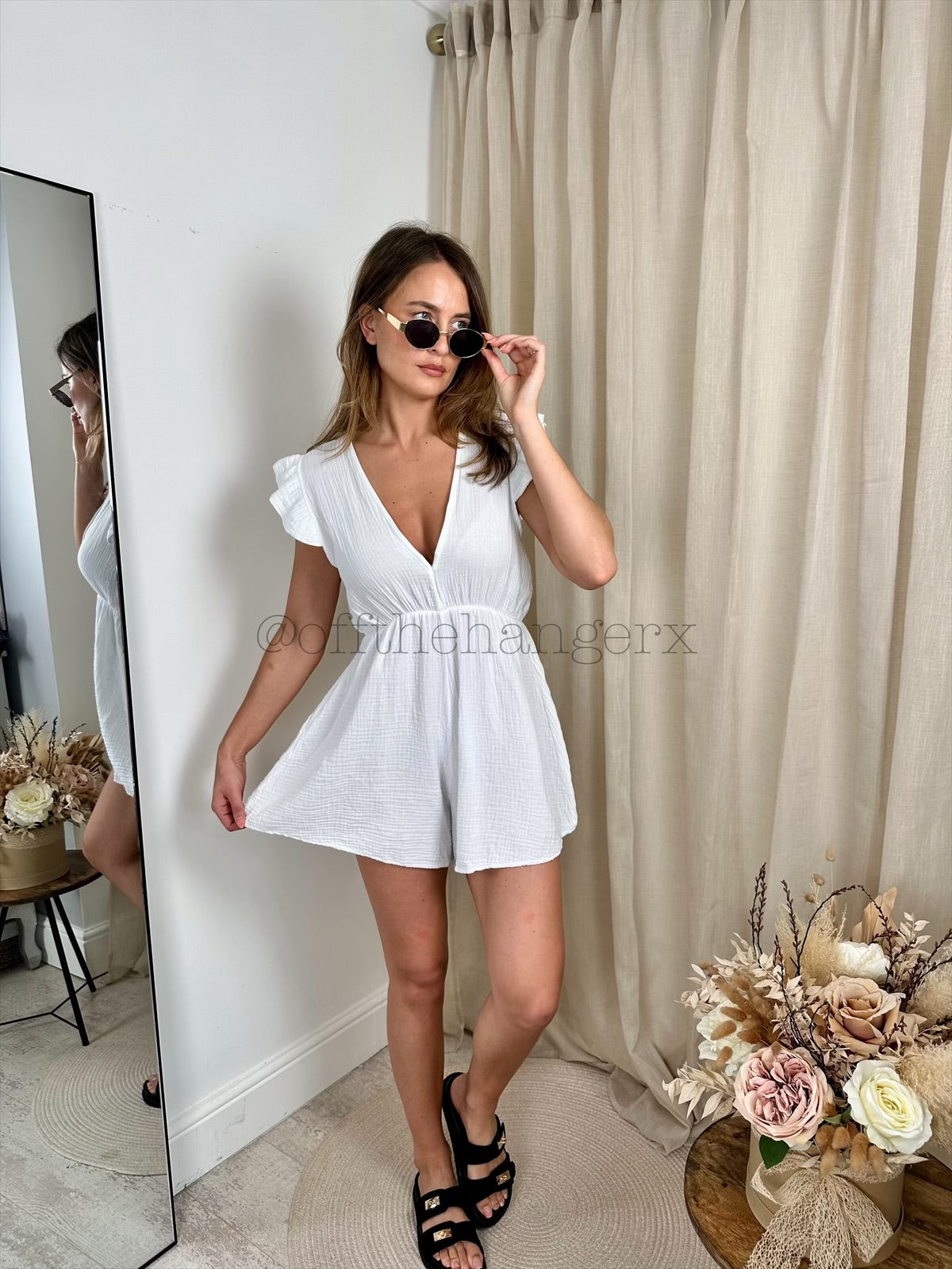 ELISE CHEESECLOTH PLAYSUIT