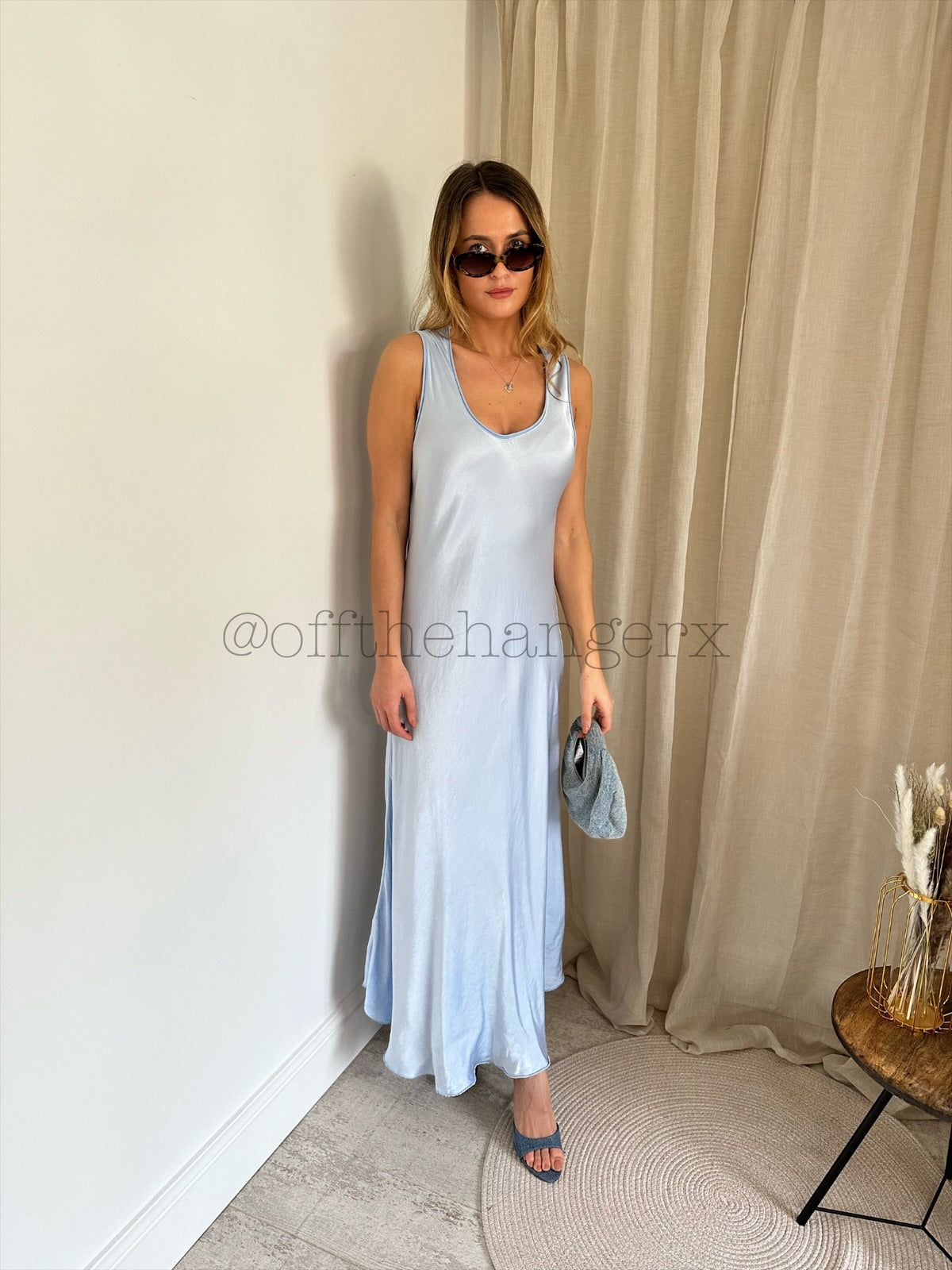 PALOMA SATIN FEEL MAXI DRESS