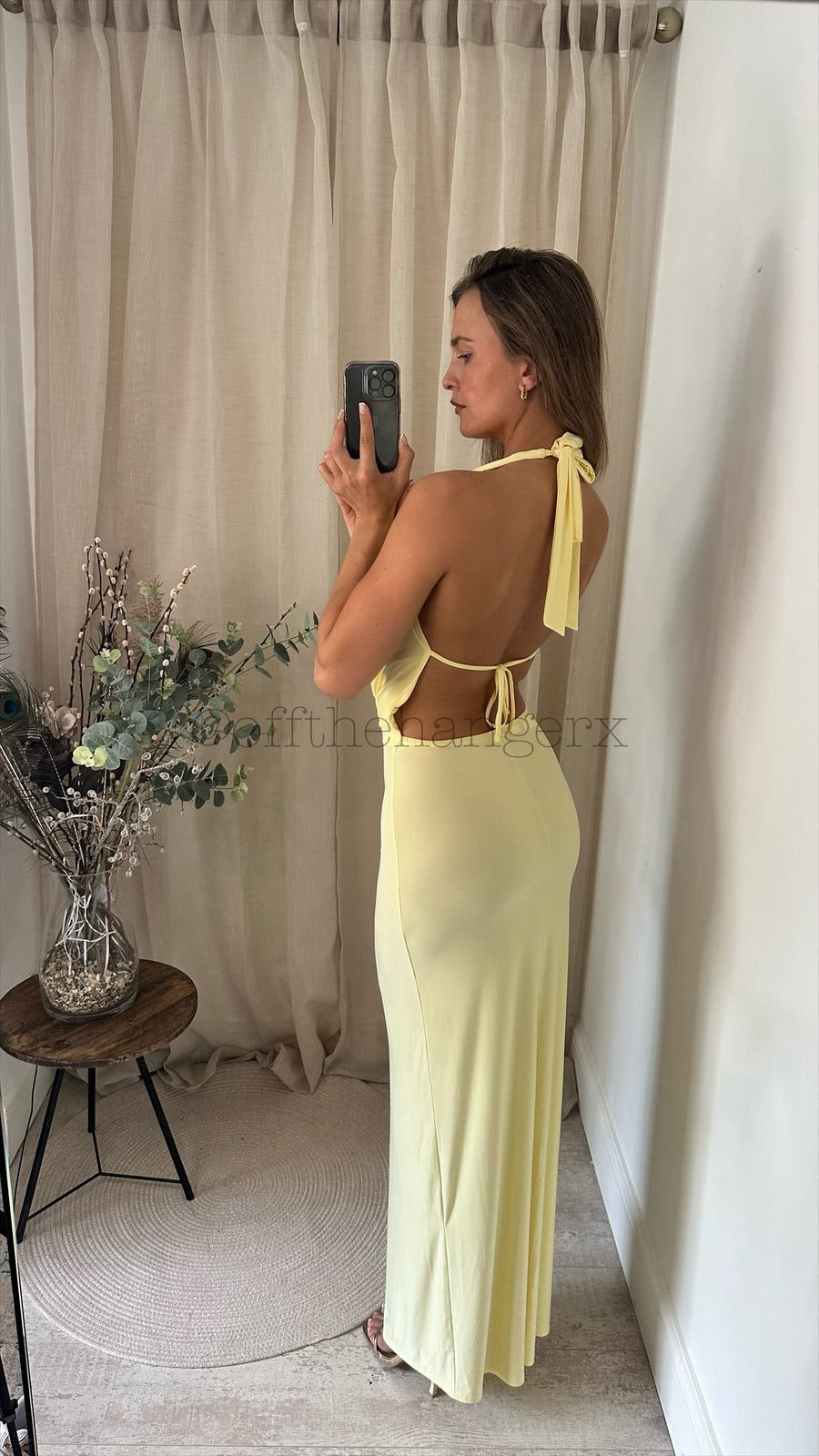 ARIA MAXI DRAPE DRESS