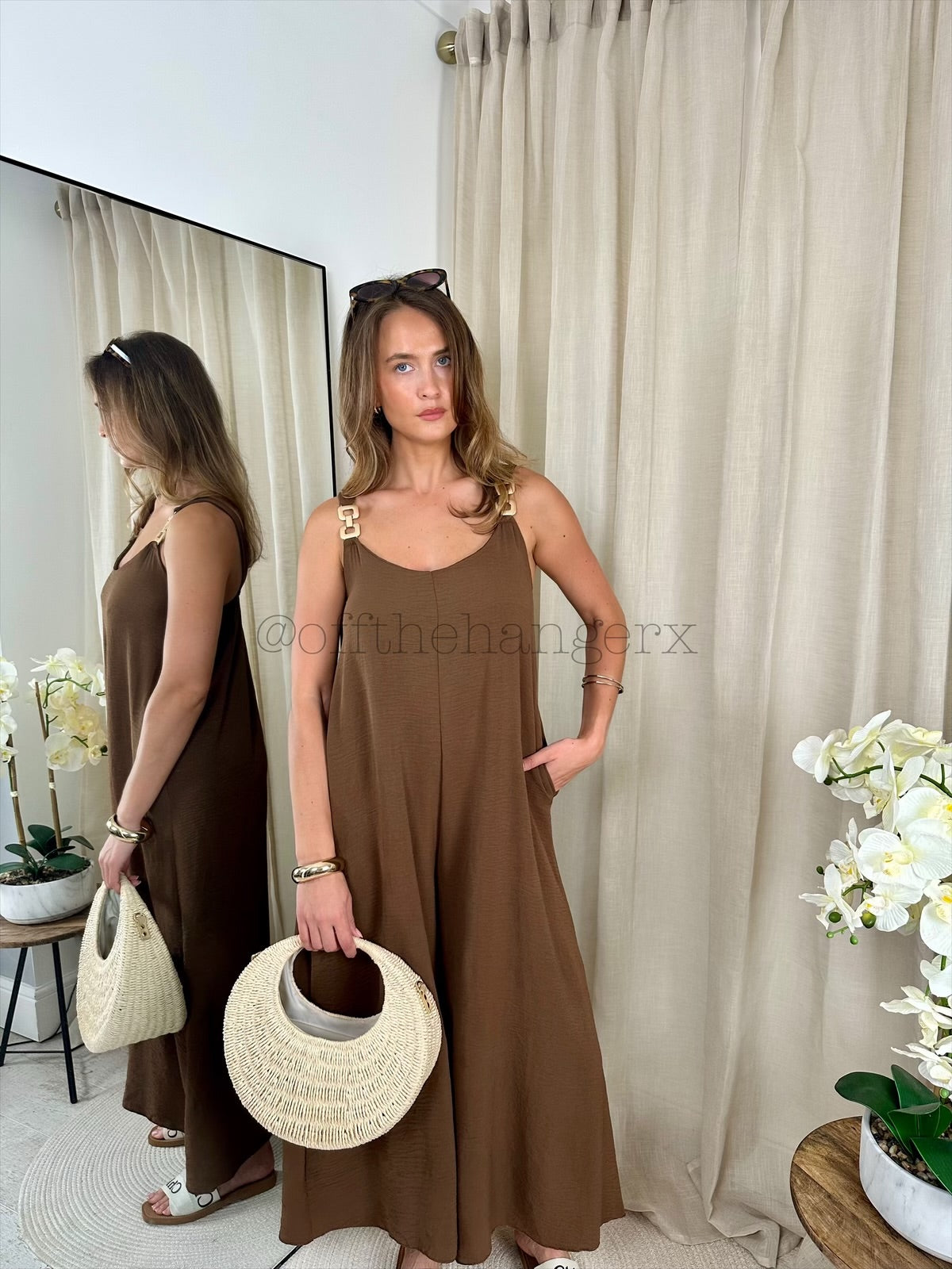 SOPHIE BUCKLE WIDE LEG JUMPSUIT