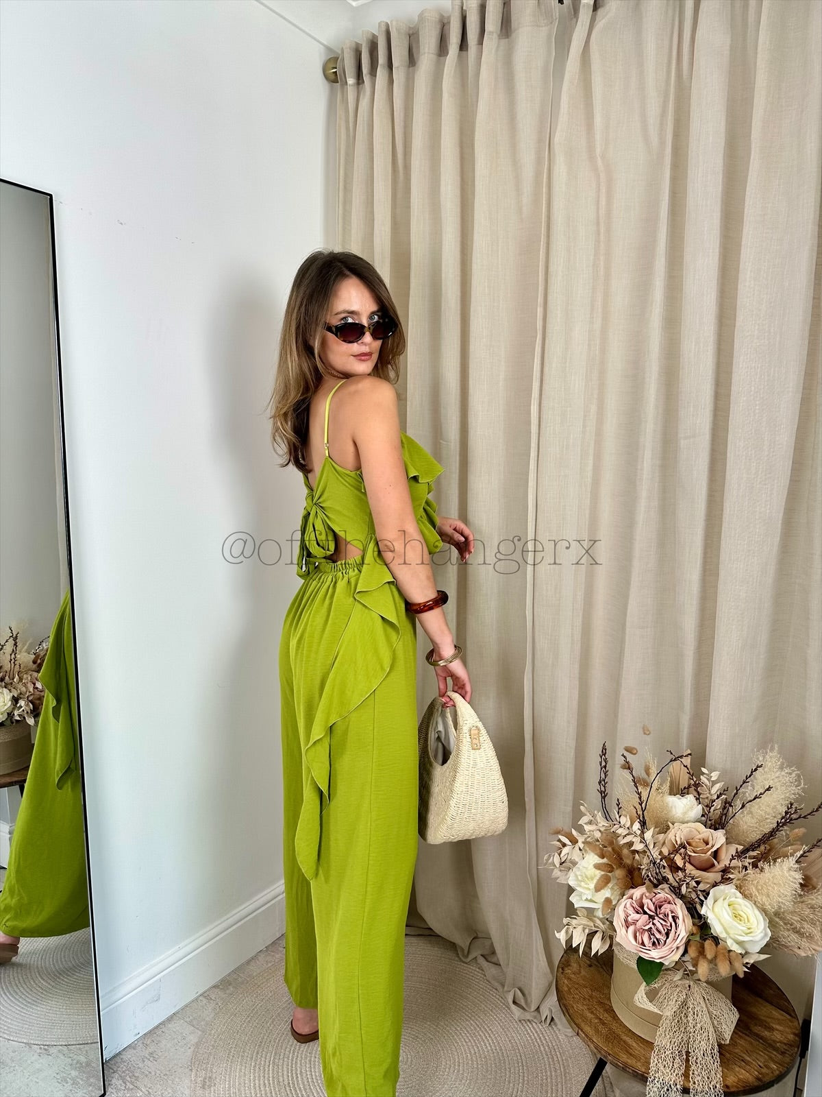 ARIA FRILL DETAILED JUMPSUIT