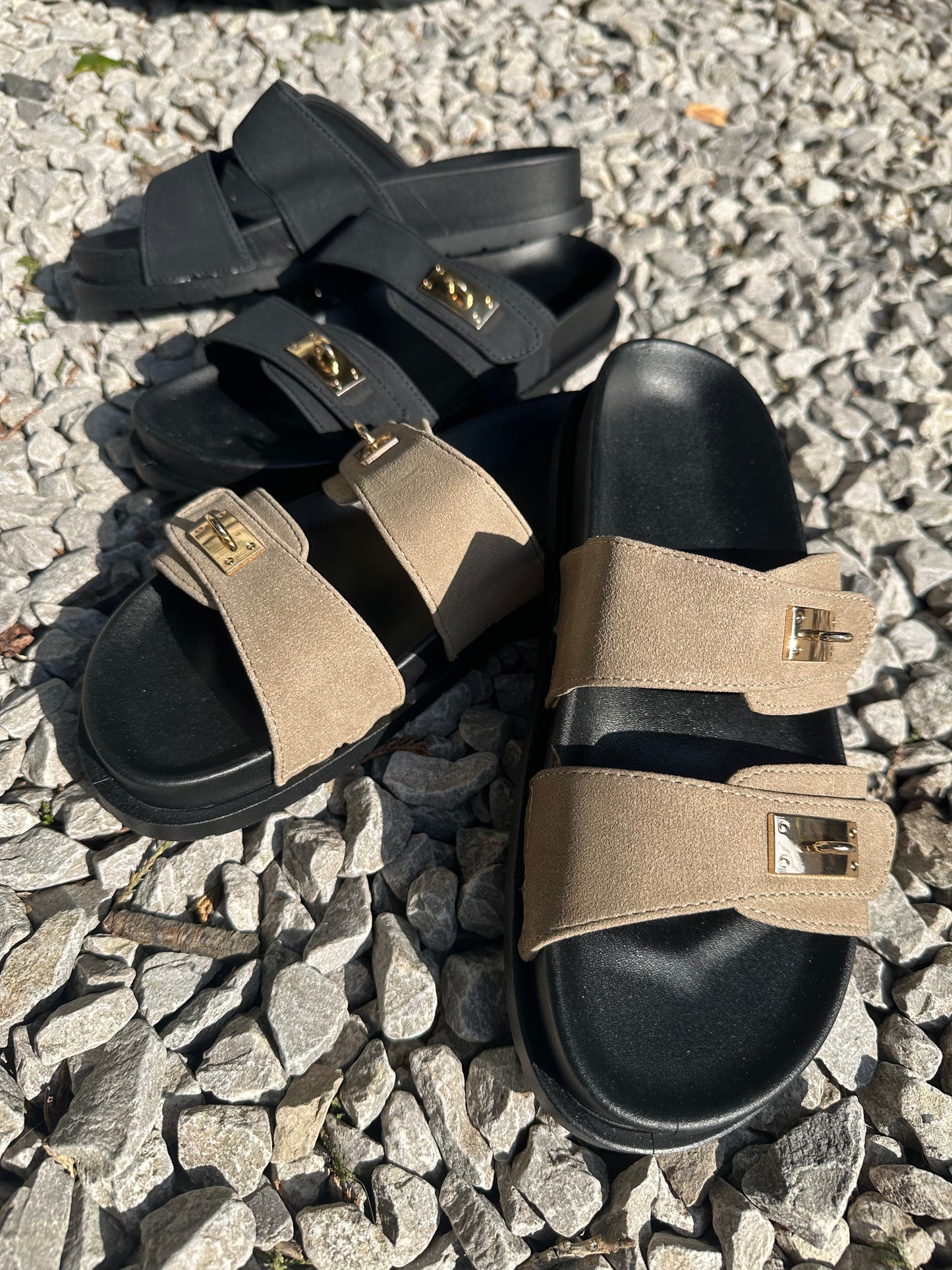 TAYA DOUBLE STRAP PLATFORM SANDALS
