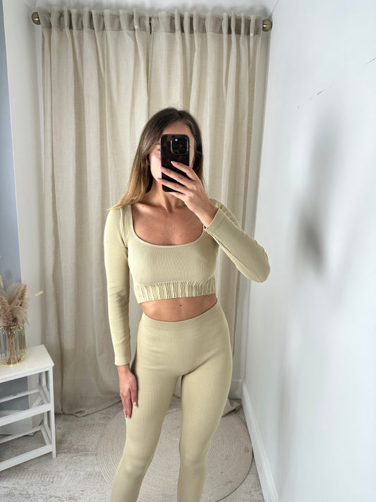 RIBBED TWO PIECE SET