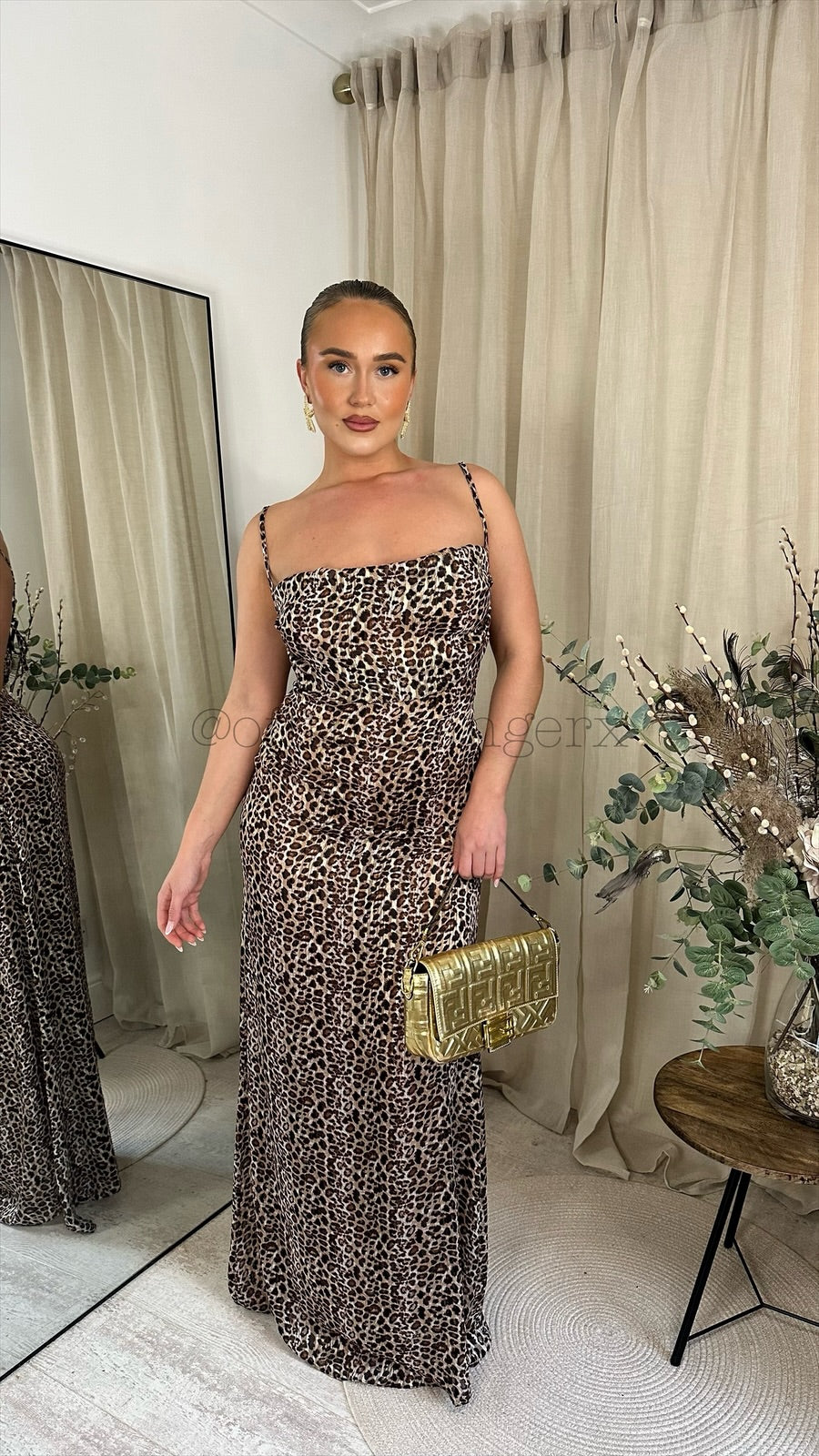 SERENA COWL NECK MAXI DRESS