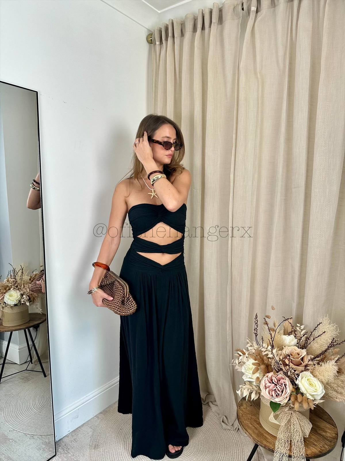 MONICA CUT OUT MAXI DRESS