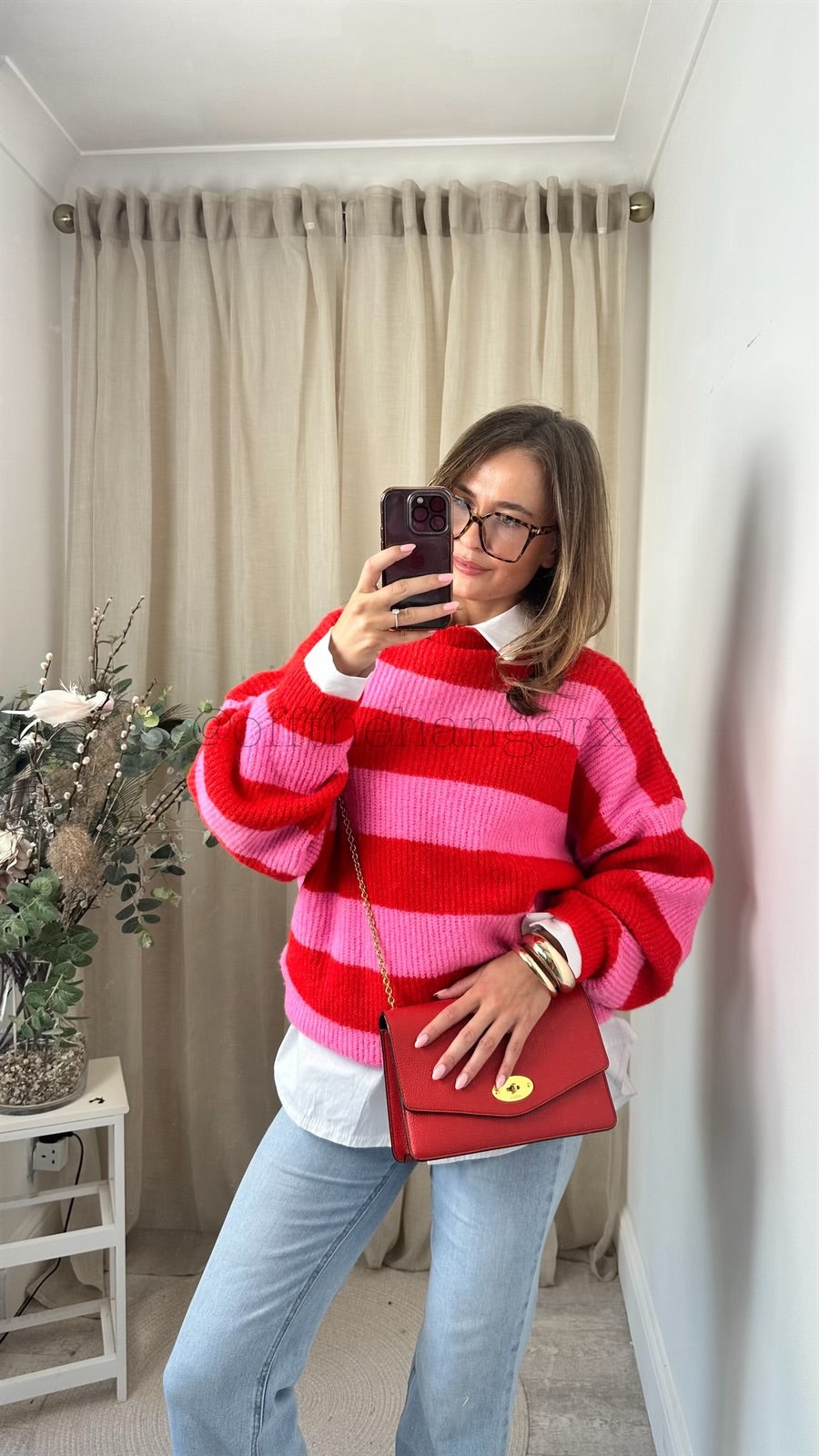 HELENA STRIPED SOFT KNIT JUMPER