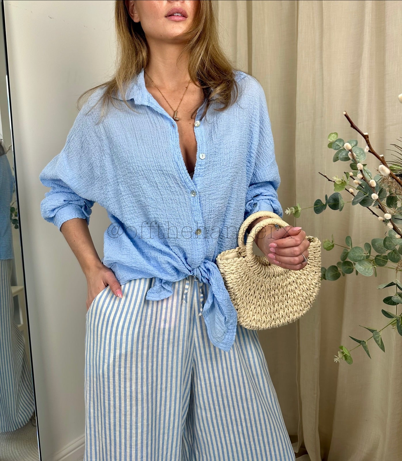 AIDA CHEESECLOTH BASIC SHIRT