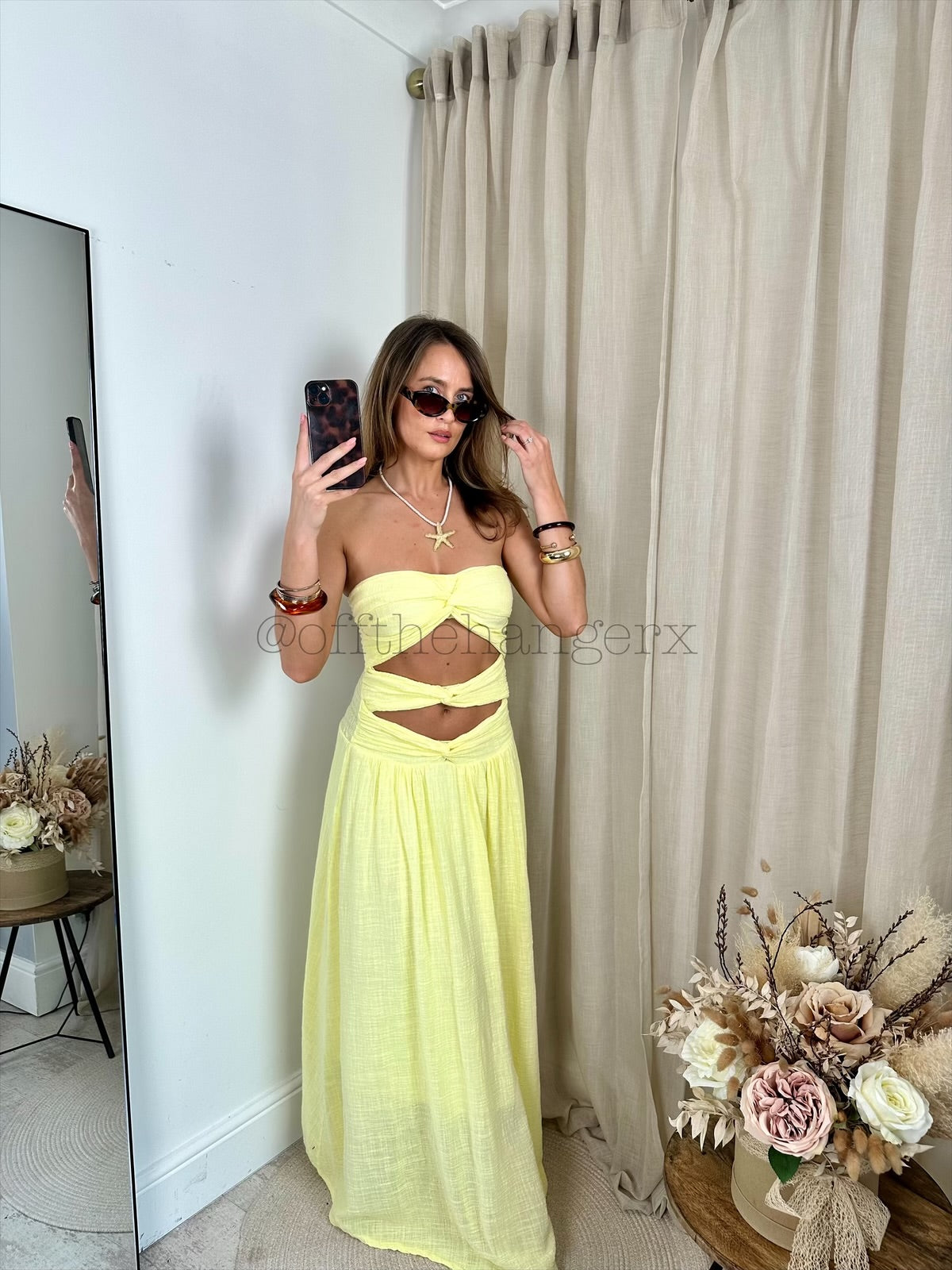 MONICA CUT OUT MAXI DRESS
