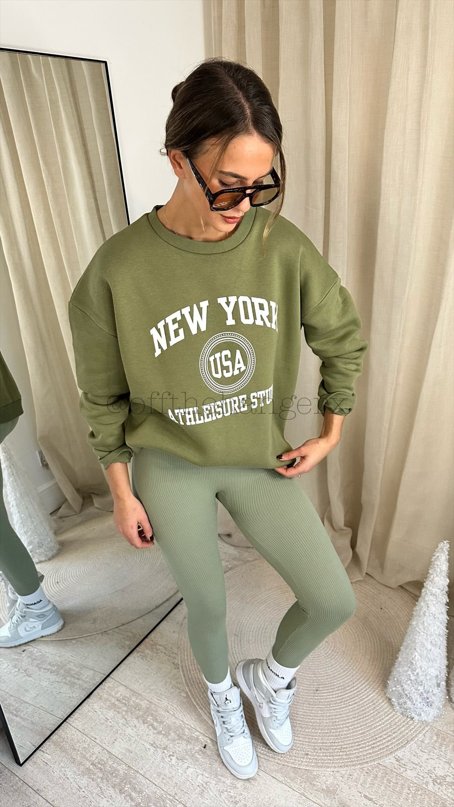 NEW YORK FLEECE LINED SWEATSHIRT