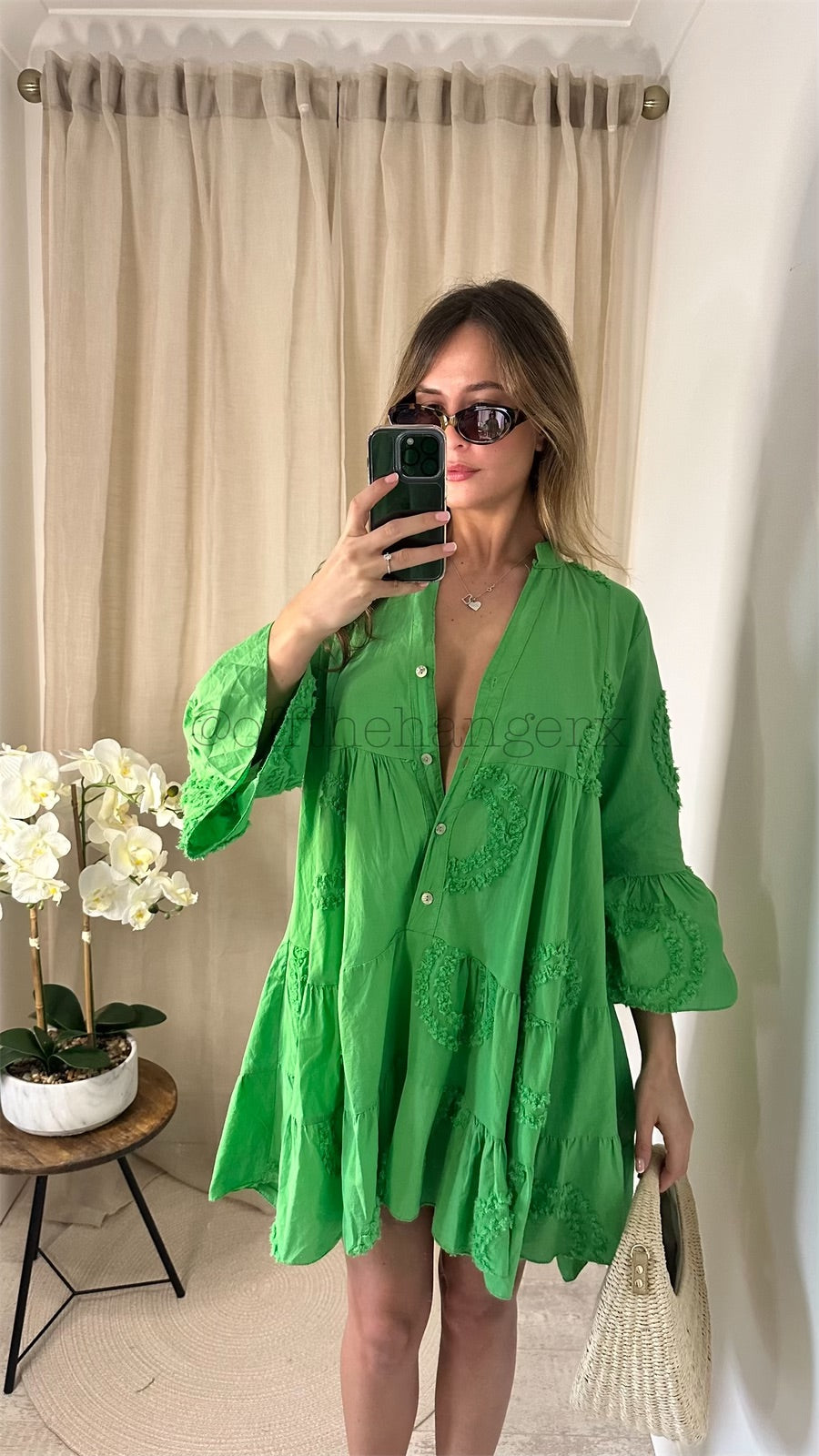 SHAYA DETAILED TIERED DRESS