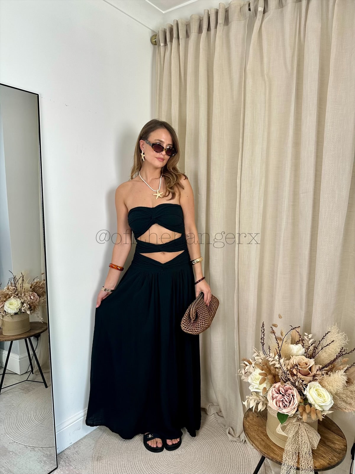 MONICA CUT OUT MAXI DRESS