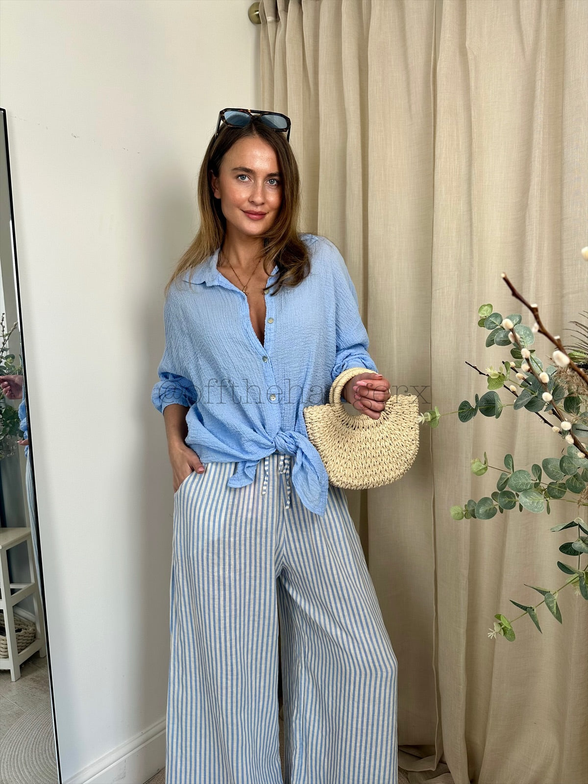 AIDA CHEESECLOTH BASIC SHIRT