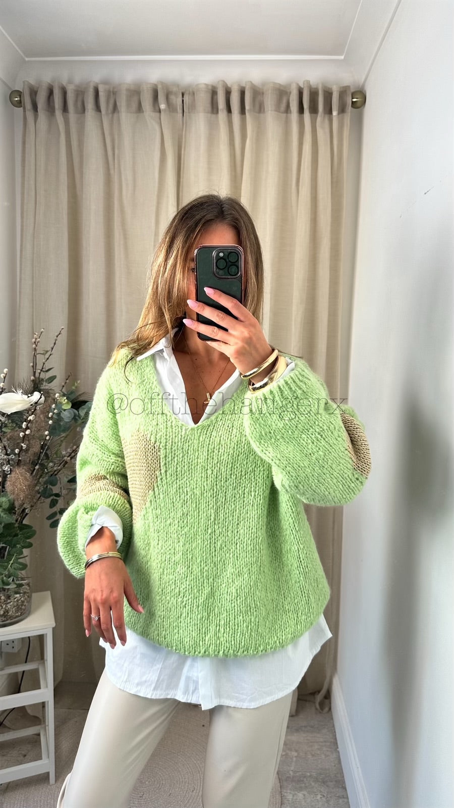 LAYLA METALLIC HEART JUMPER