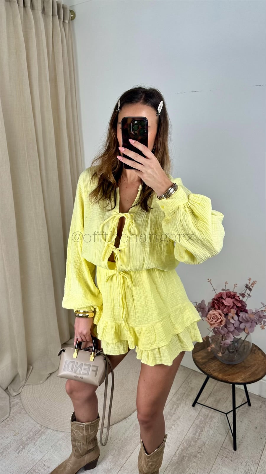 PIPPA CHEESECLOTH TIE PLAYSUIT