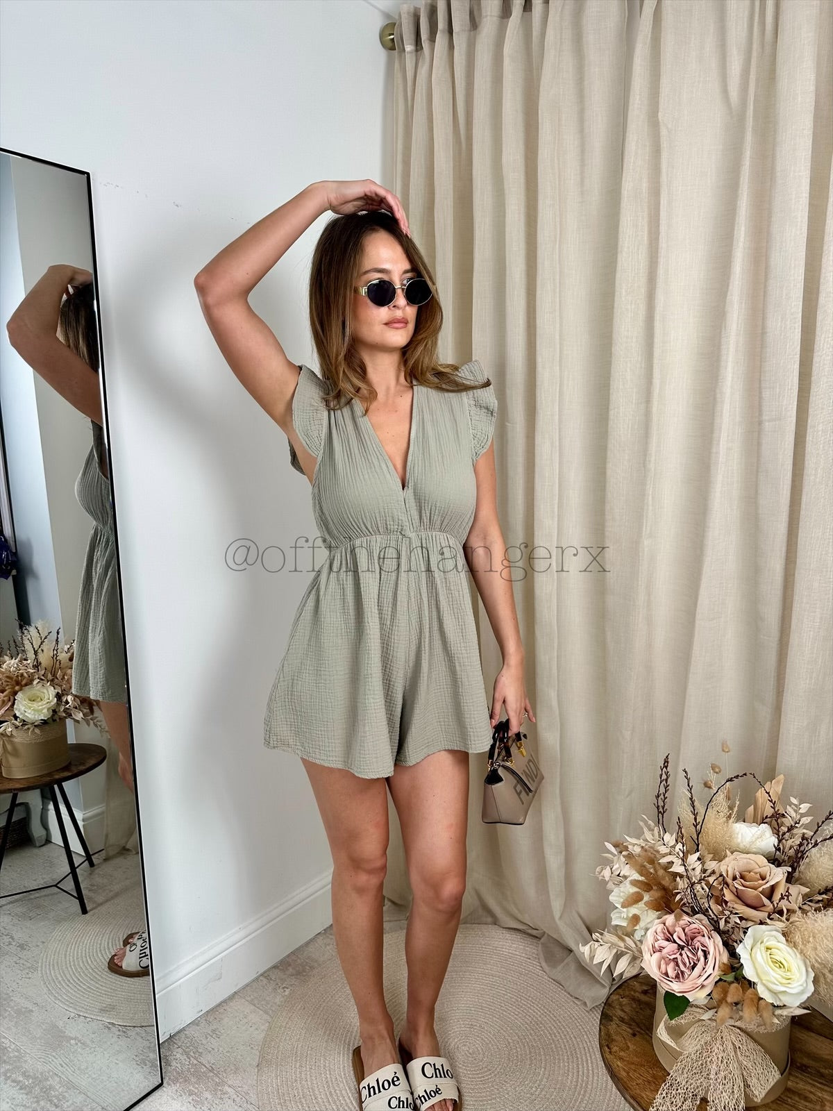 ELISE CHEESECLOTH PLAYSUIT
