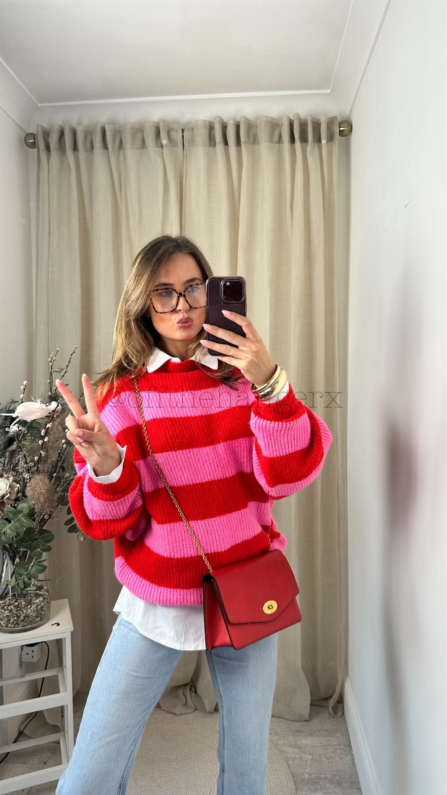 HELENA STRIPED SOFT KNIT JUMPER