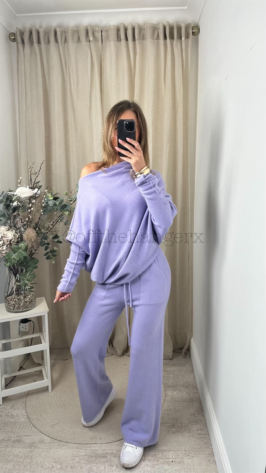 MABEL SOFT KNITTED ASYMMETRICAL SET (SPRING COLOURS)
