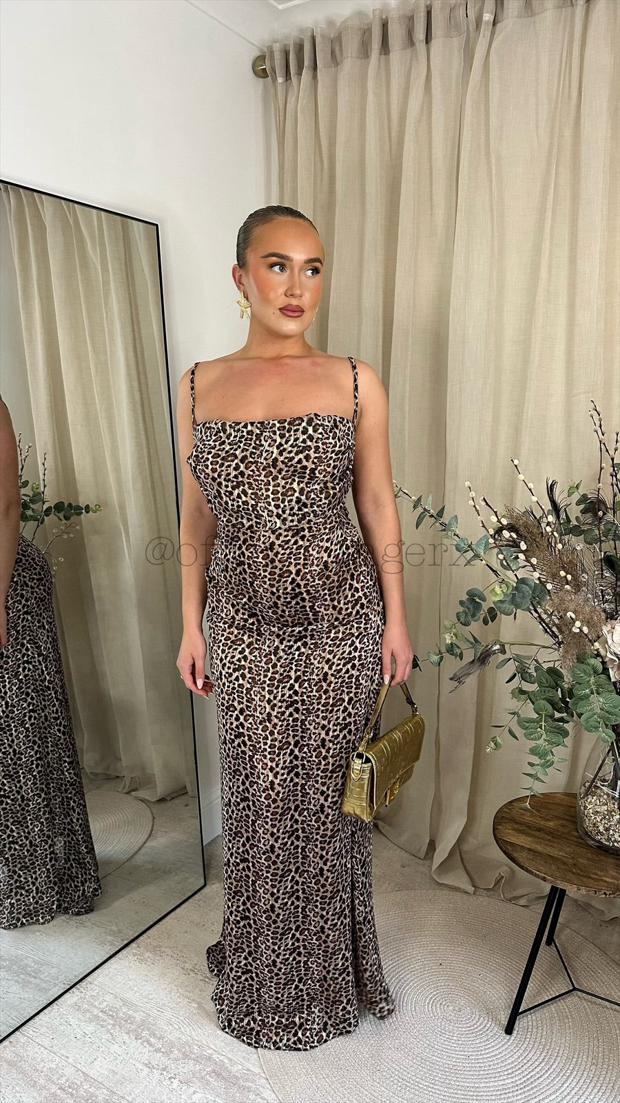 SERENA COWL NECK MAXI DRESS