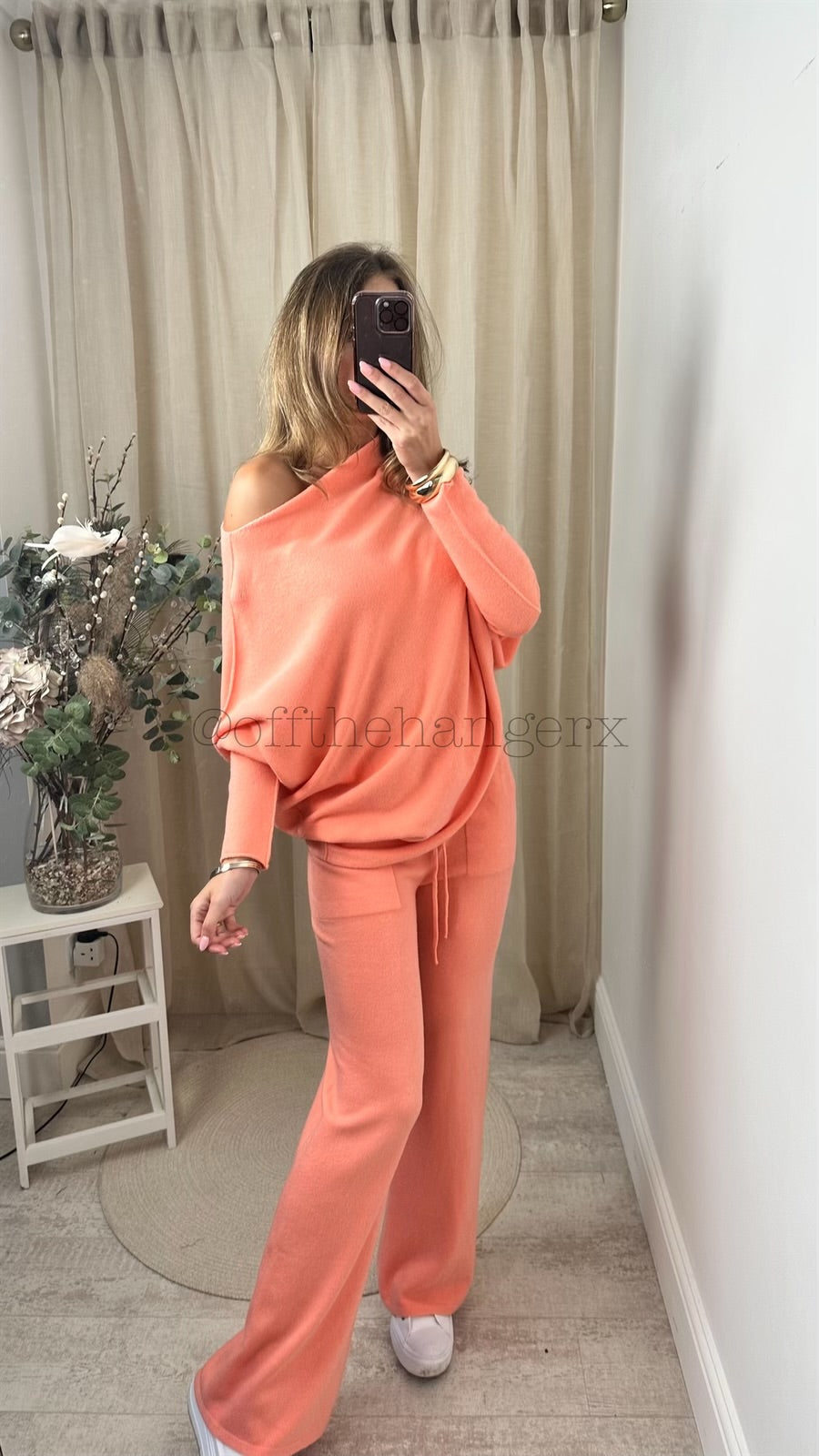 MABEL SOFT KNITTED ASYMMETRICAL SET (SPRING COLOURS)