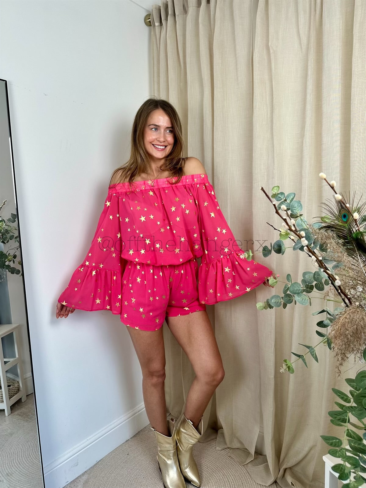 SERENA OFF SHOULDER SHORT SET