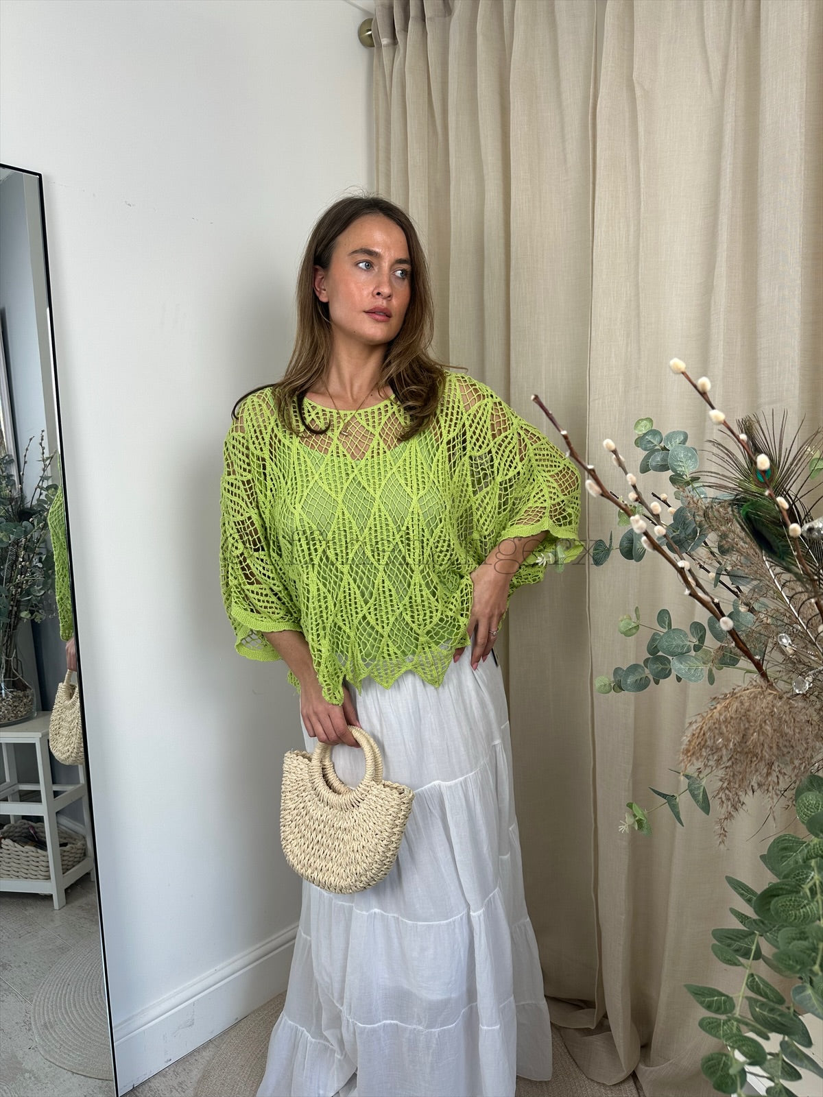 ELOISE CROCHET TOP WITH VEST