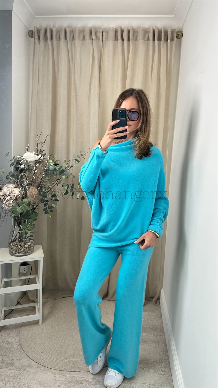 MABEL SOFT KNITTED ASYMMETRICAL SET (SPRING COLOURS)