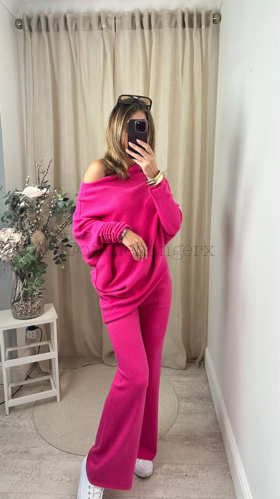 MABEL SOFT KNITTED ASYMMETRICAL SET (SPRING COLOURS)