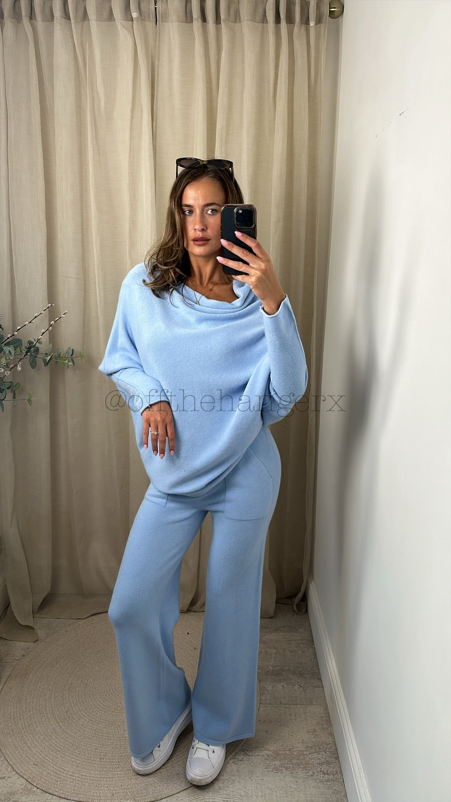 MABEL SOFT KNITTED ASYMMETRICAL SET (SPRING COLOURS)