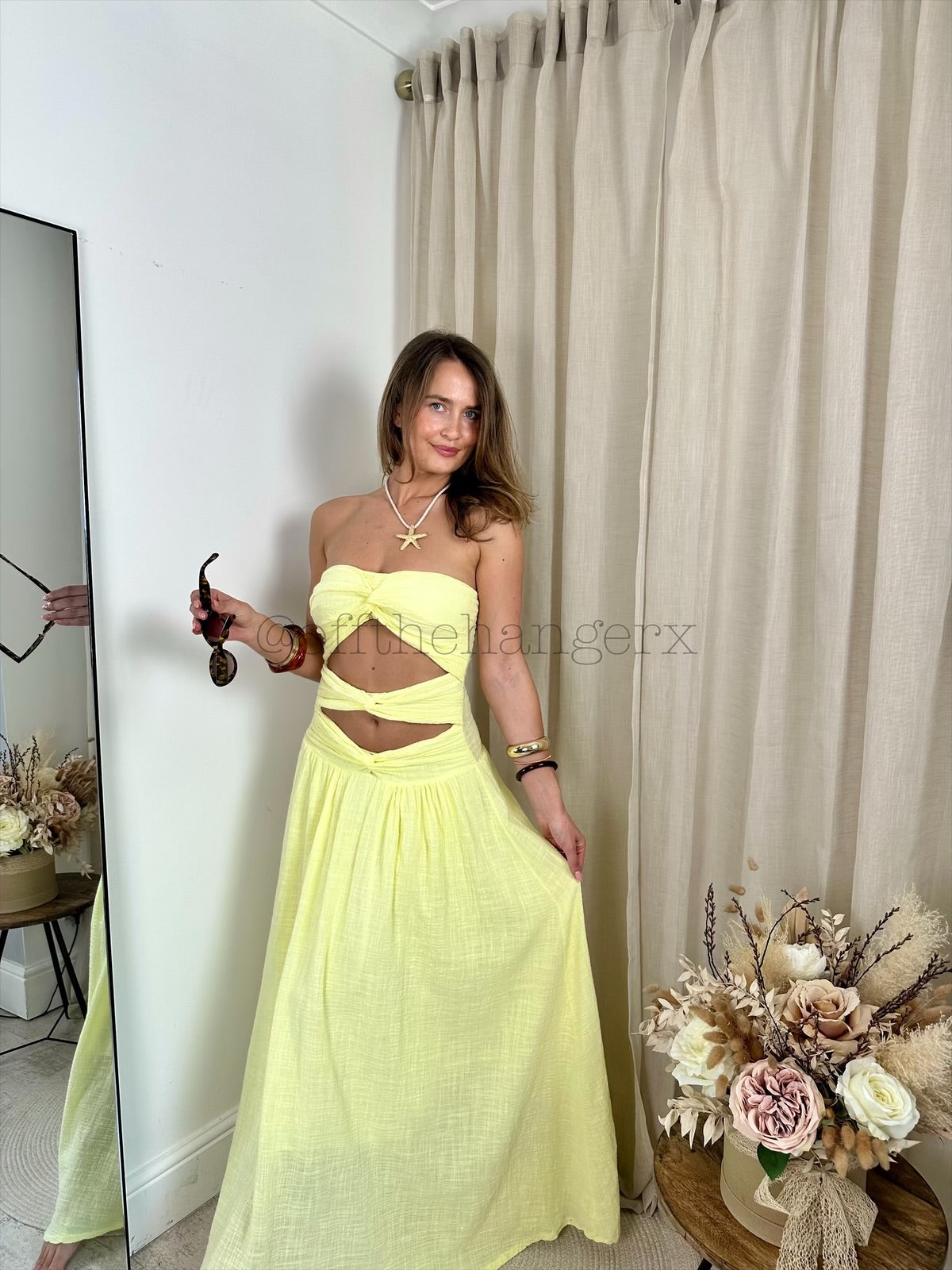 MONICA CUT OUT MAXI DRESS