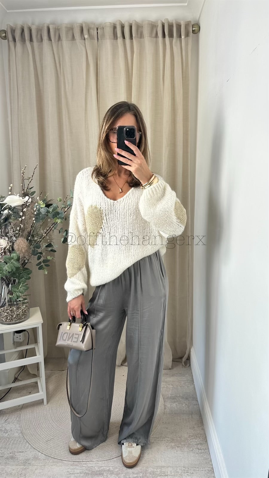 LAYLA METALLIC HEART JUMPER