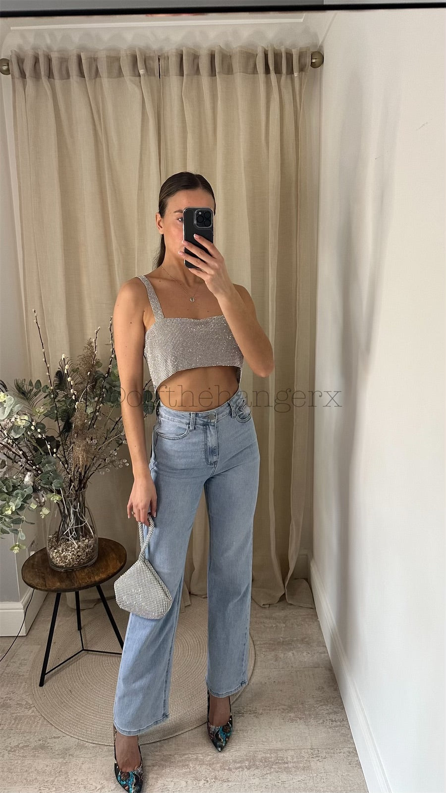EXCLUSIVE RHINESTONE TOP