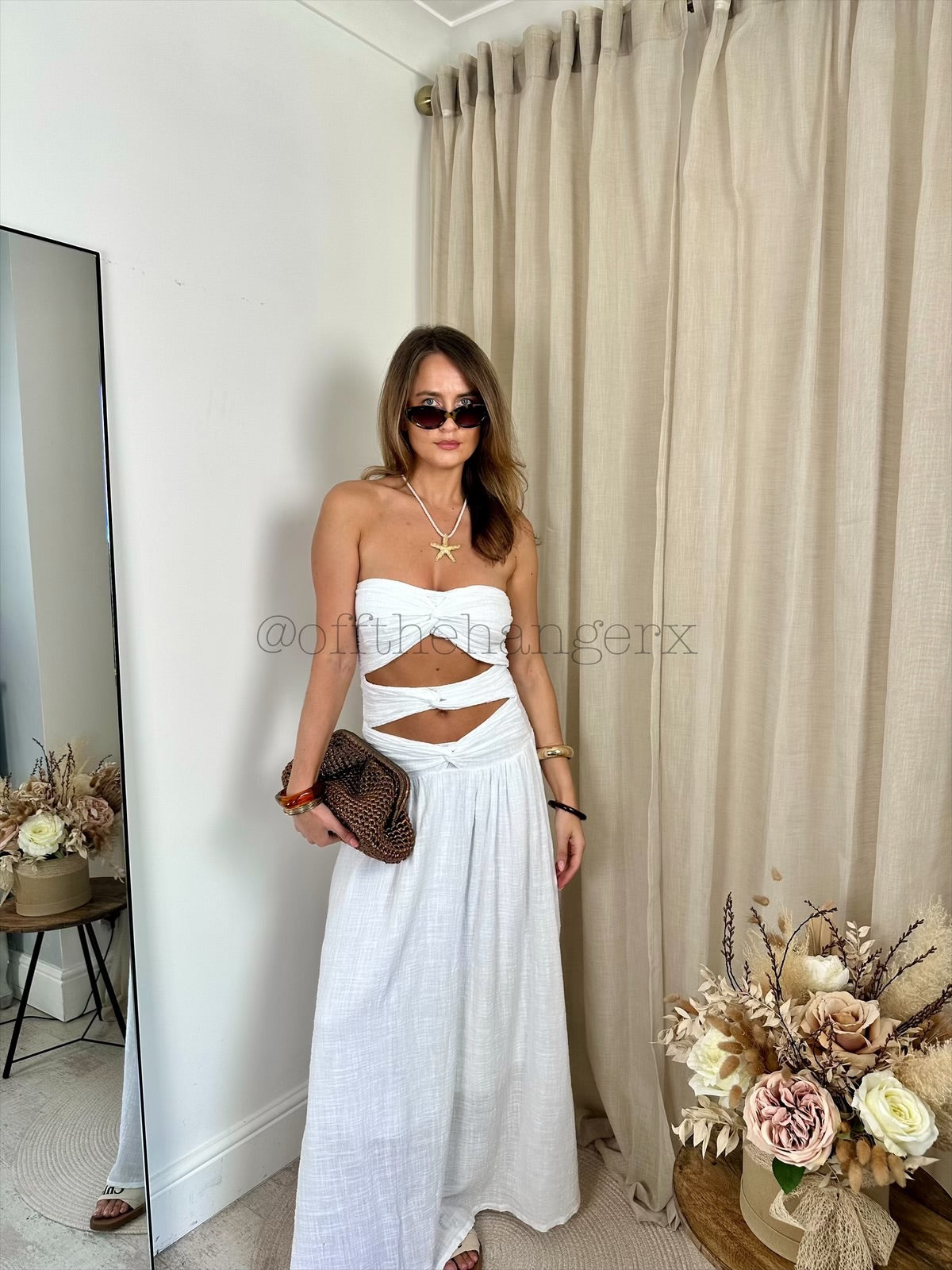 MONICA CUT OUT MAXI DRESS