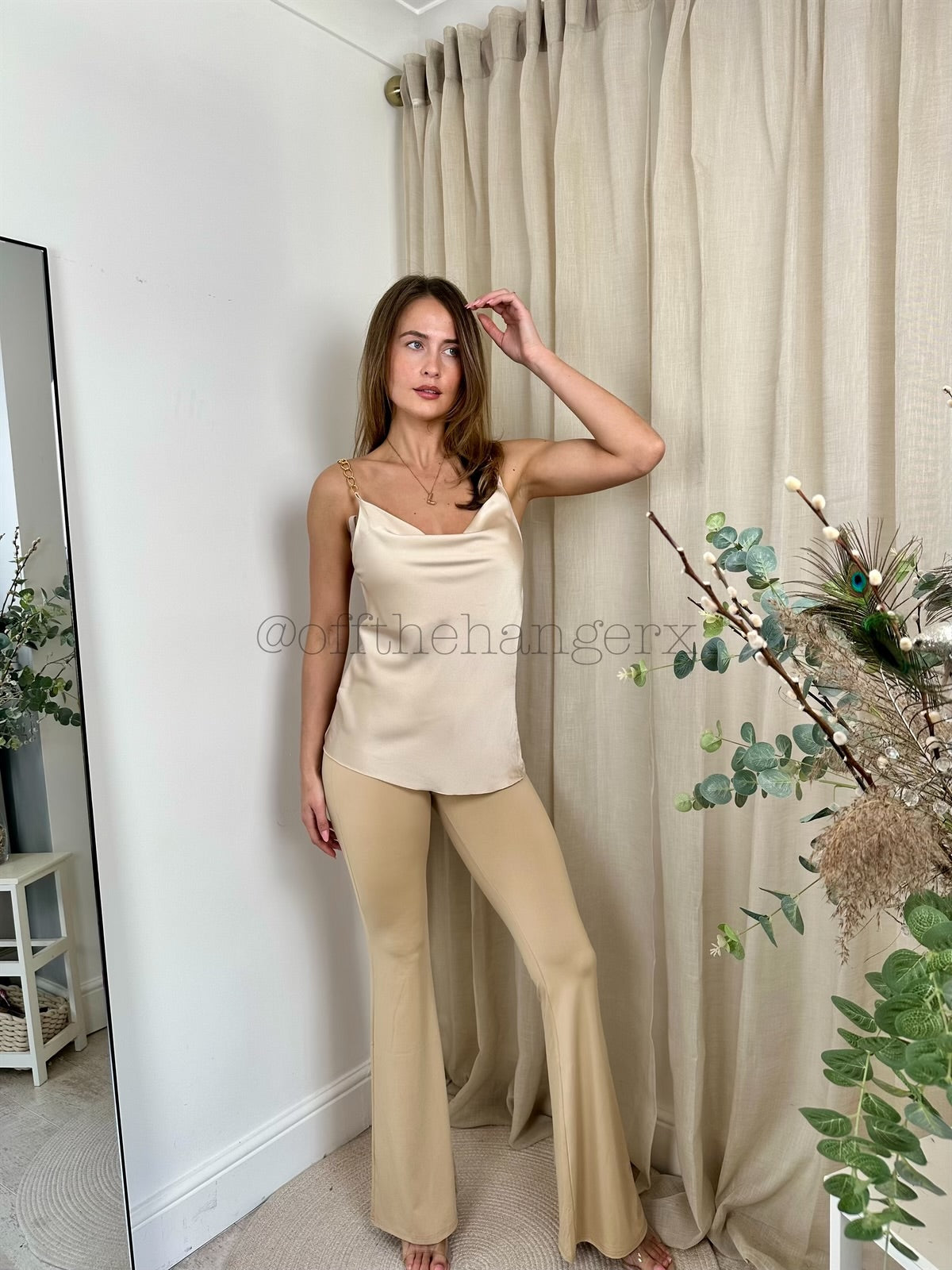 SIMMY SLINKY HIGH WAIST FLARES