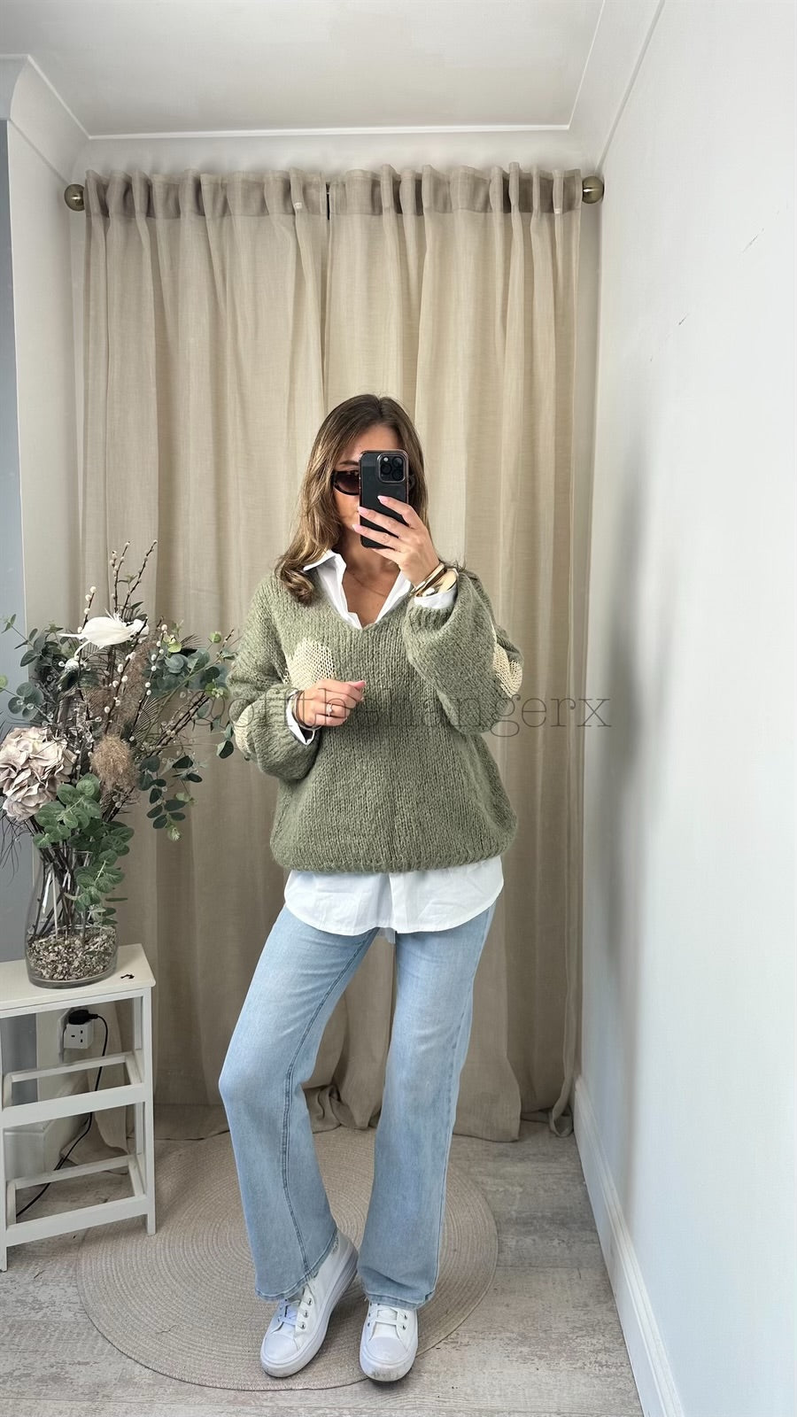 LAYLA METALLIC HEART JUMPER