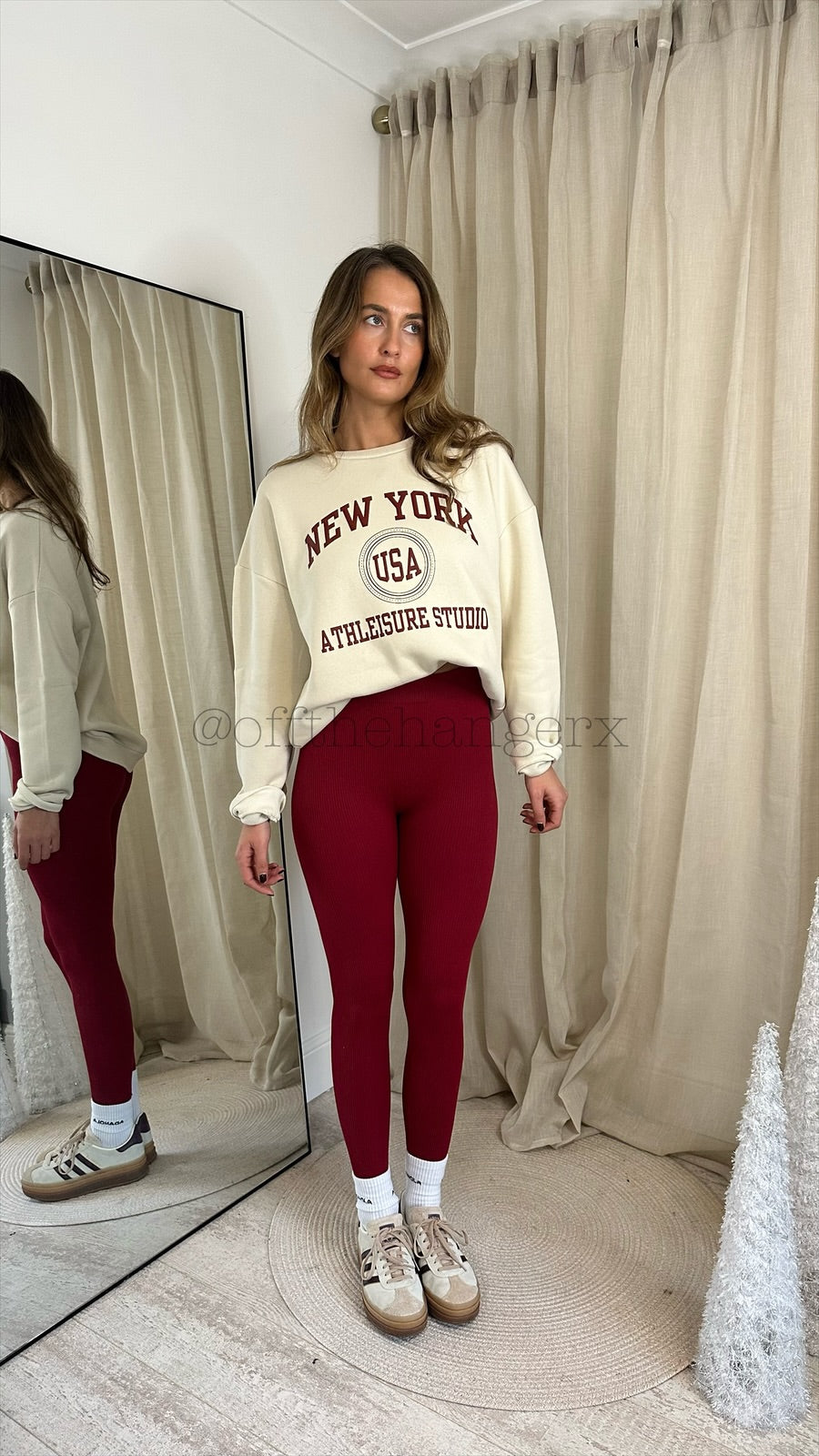 NEW YORK FLEECE LINED SWEATSHIRT