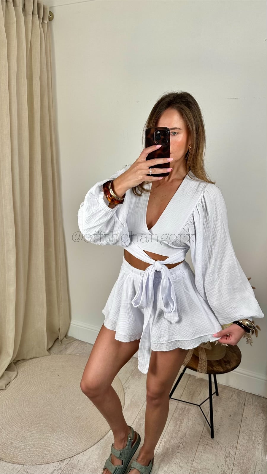 ERIKA CHEESECLOTH SHORT SET