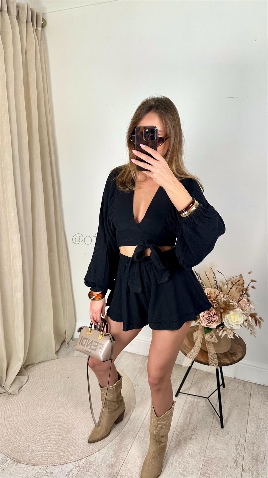 ERIKA CHEESECLOTH SHORT SET