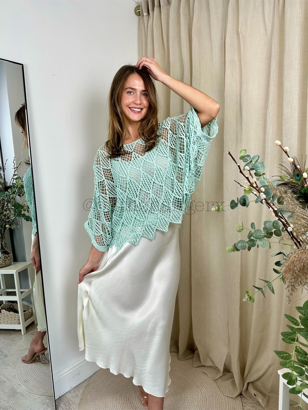 ELOISE CROCHET TOP WITH VEST