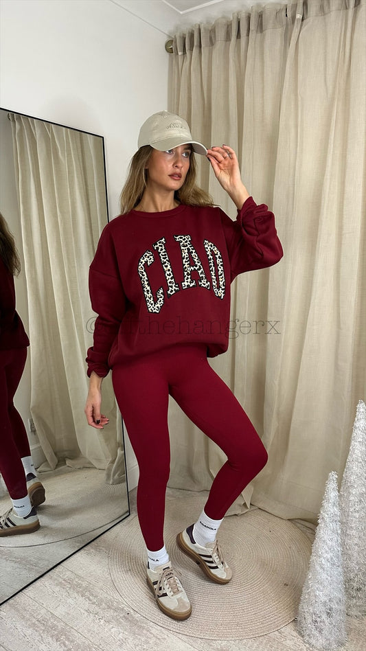 CIAO THICK FLEECE LINED SWEATSHIRT