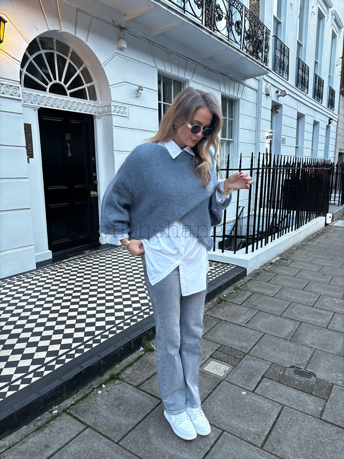 TESSA HIGH WAIST ACID WASH WIDE FIT JEANS