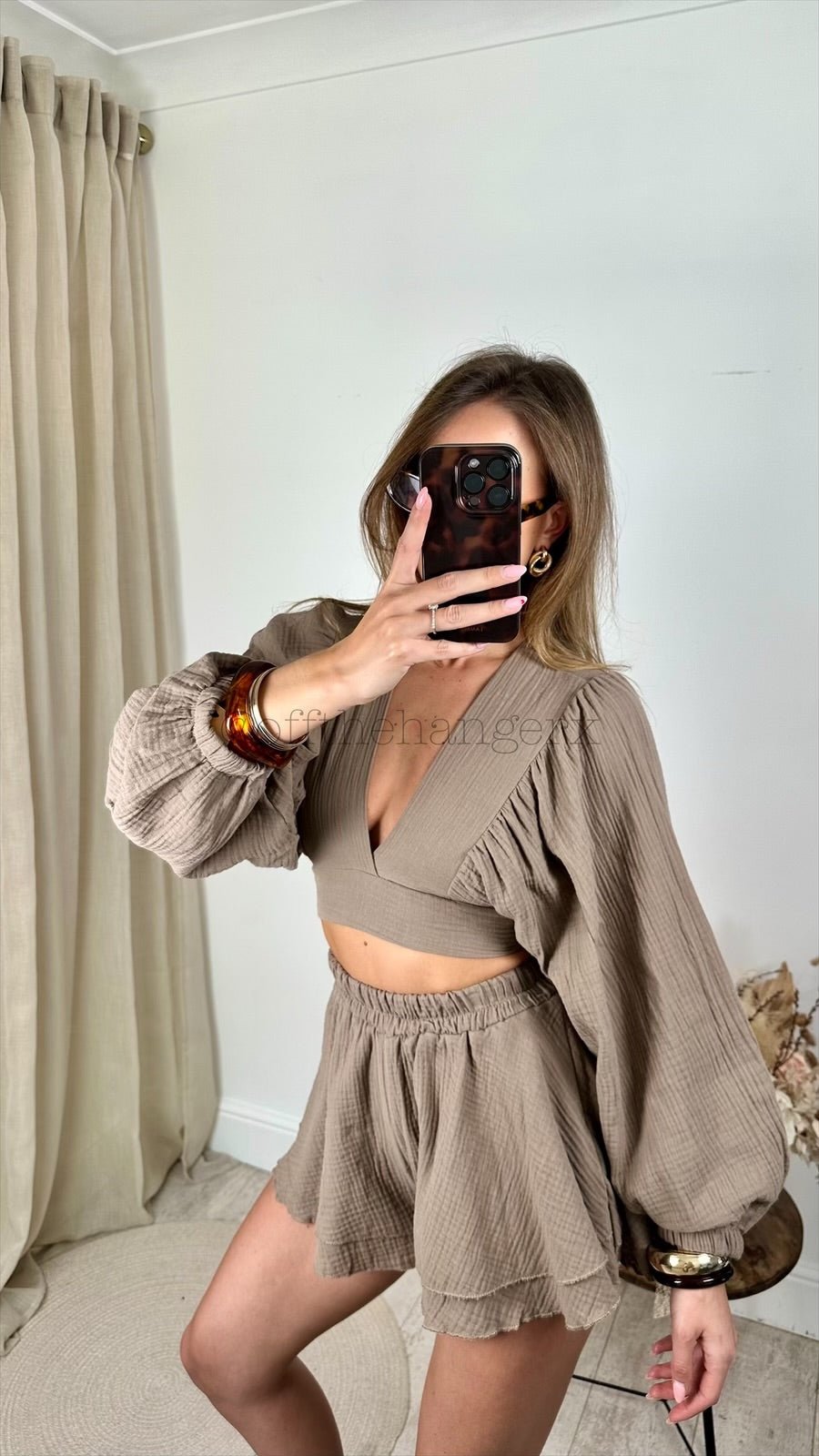 ERIKA CHEESECLOTH SHORT SET